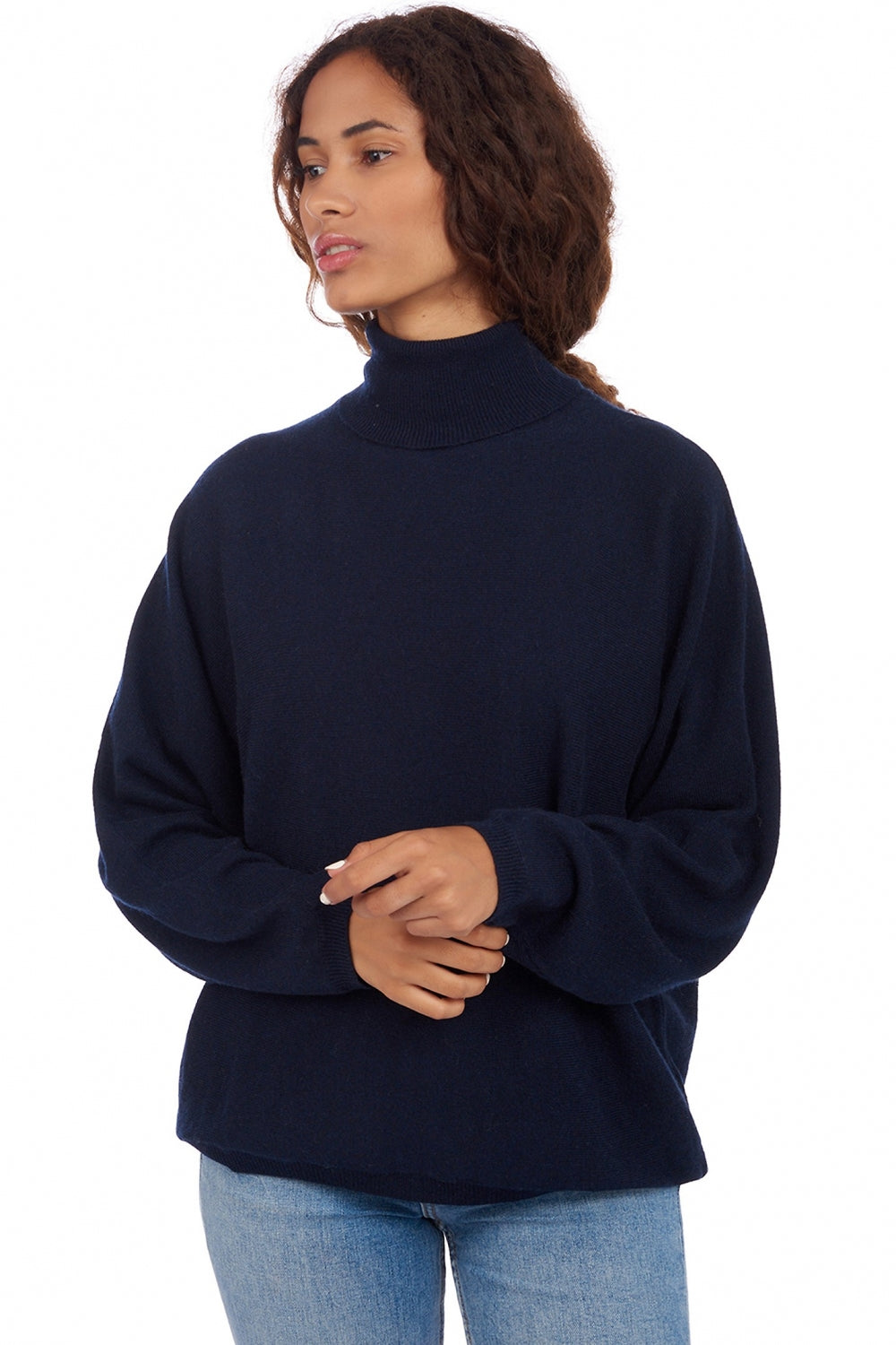 Amarillo en cachemire femme - marine foncé - Mahogany