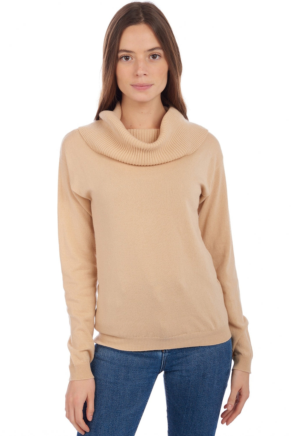 Anapolis en cachemire femme - honey - Mahogany