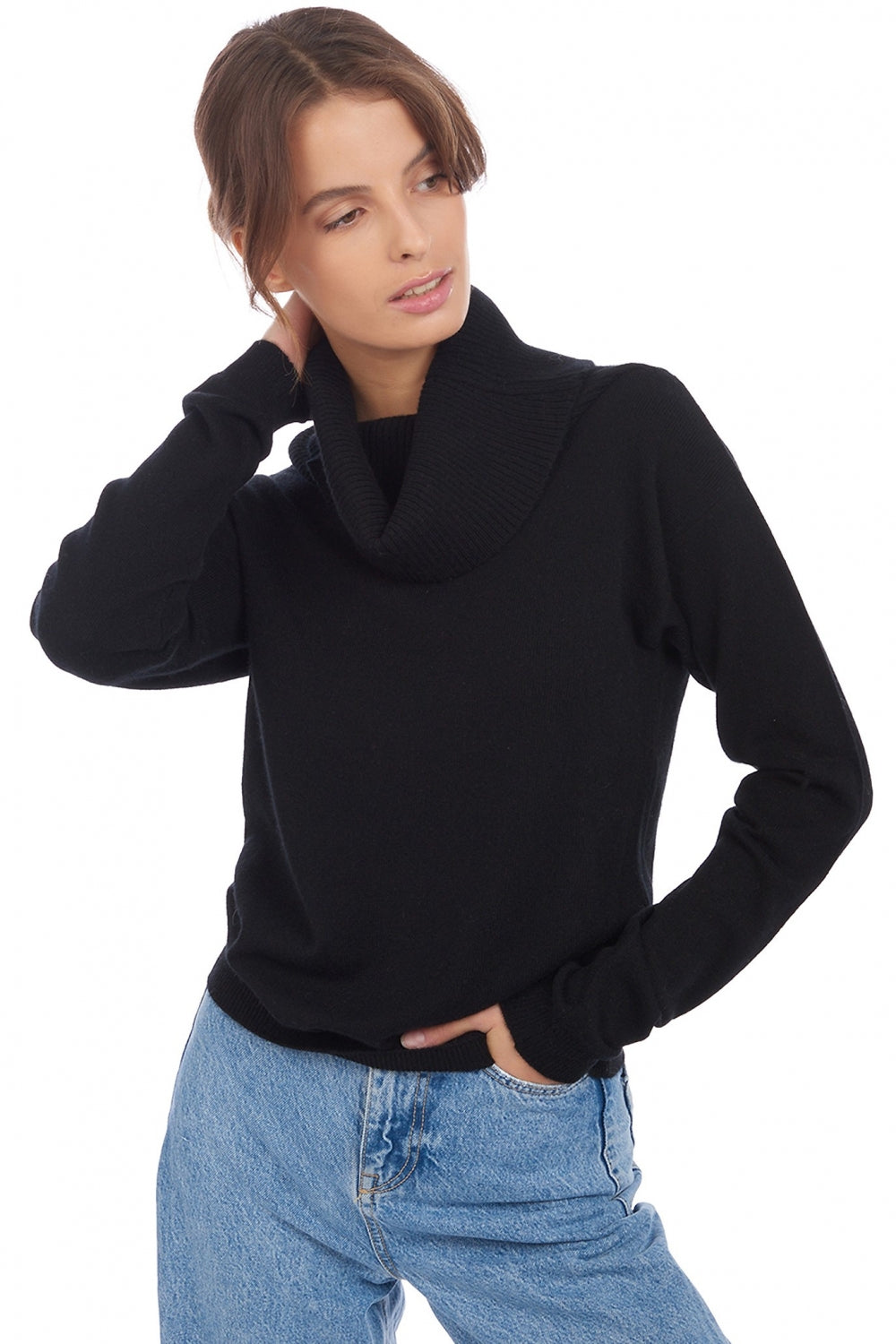 Anapolis en cachemire femme - noir - Mahogany