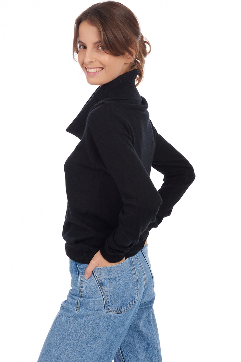 Anapolis en cachemire femme - Vue 1 - noir - Mahogany