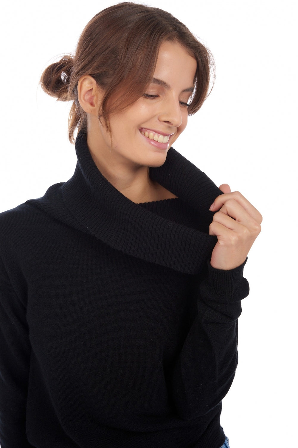 Anapolis en cachemire femme - Vue 2 - noir - Mahogany