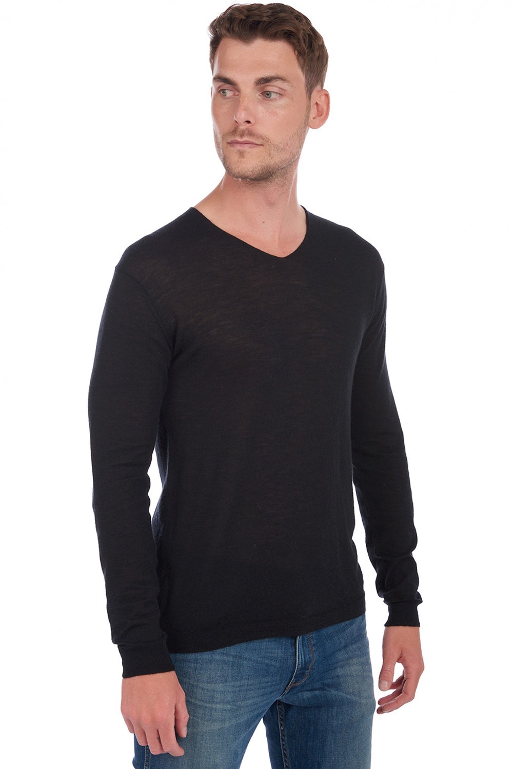 Leopaul en duvet de cachemire homme - noir - Mahogany