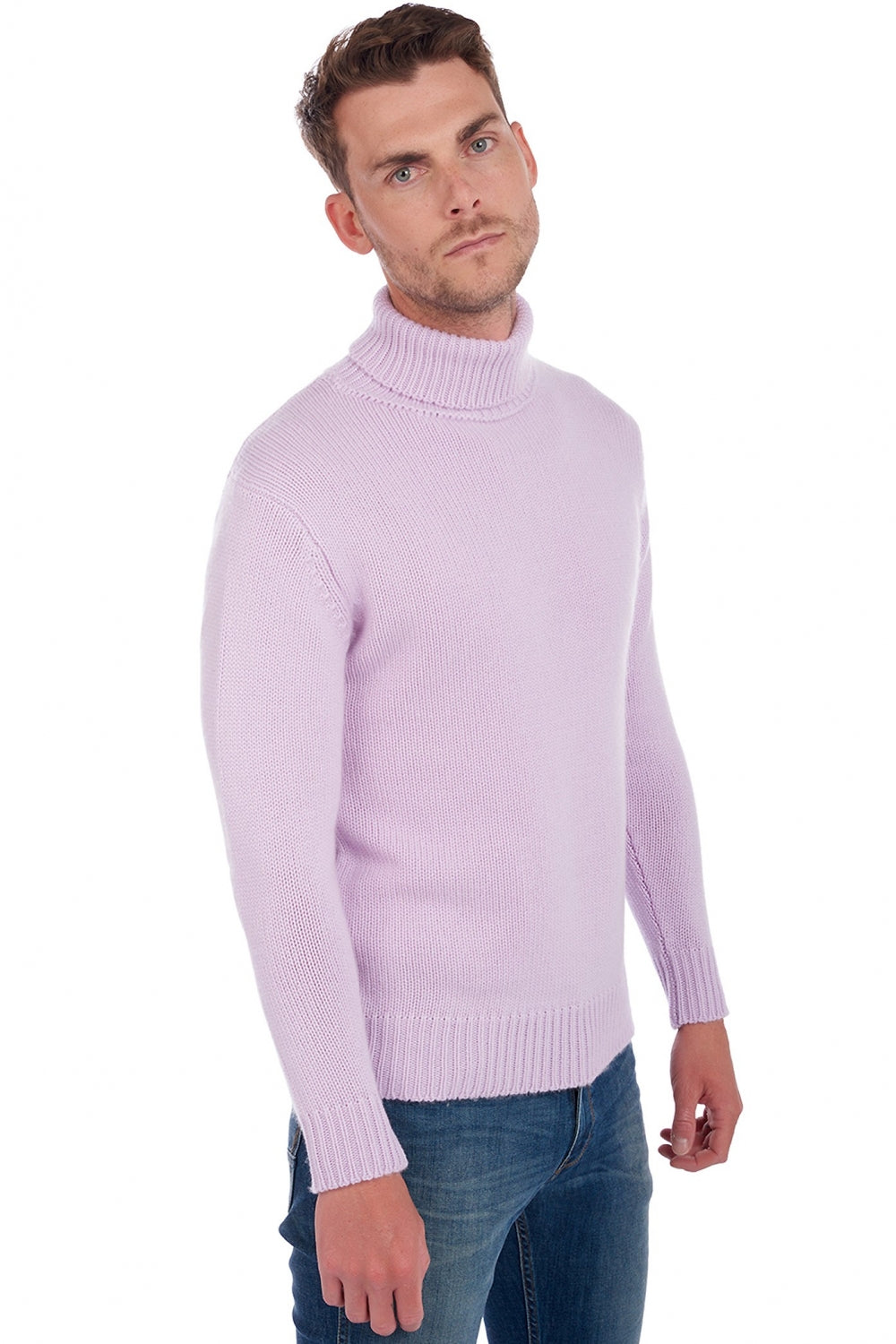 Artemi en cachemire homme - lilas - Mahogany