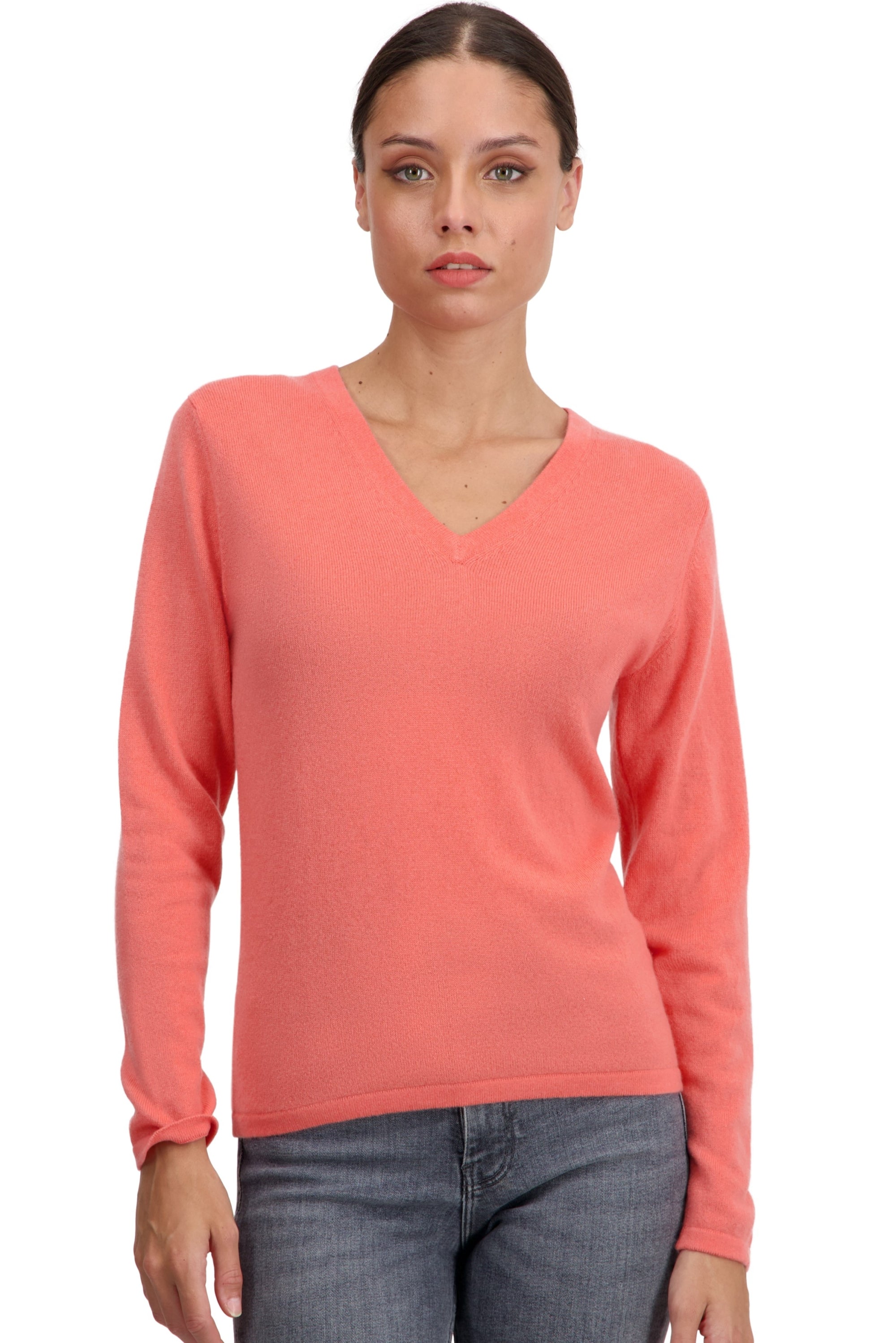 Emma en cachemire femme - peach - Mahogany