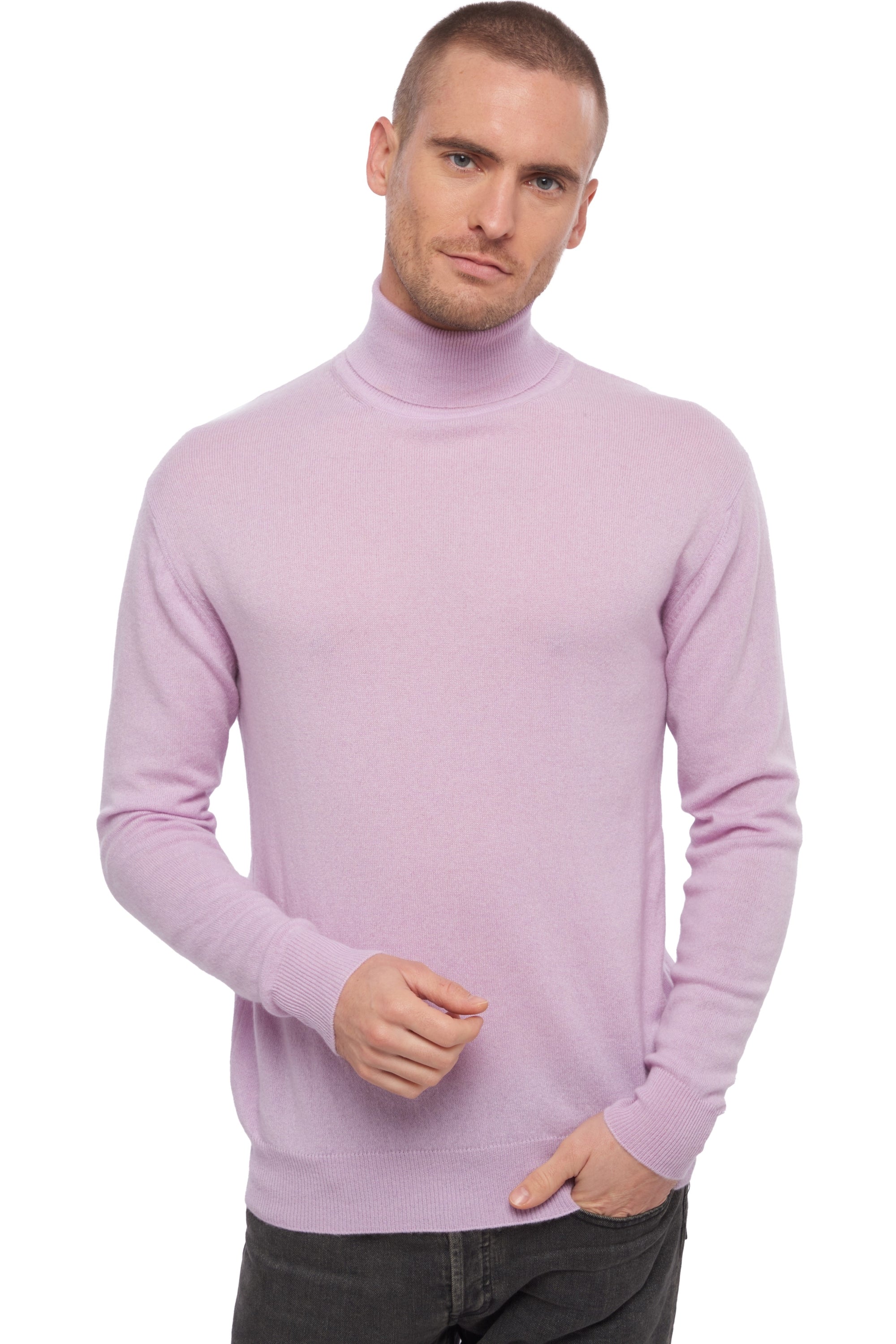 Edgar en cachemire homme - lilas - Mahogany