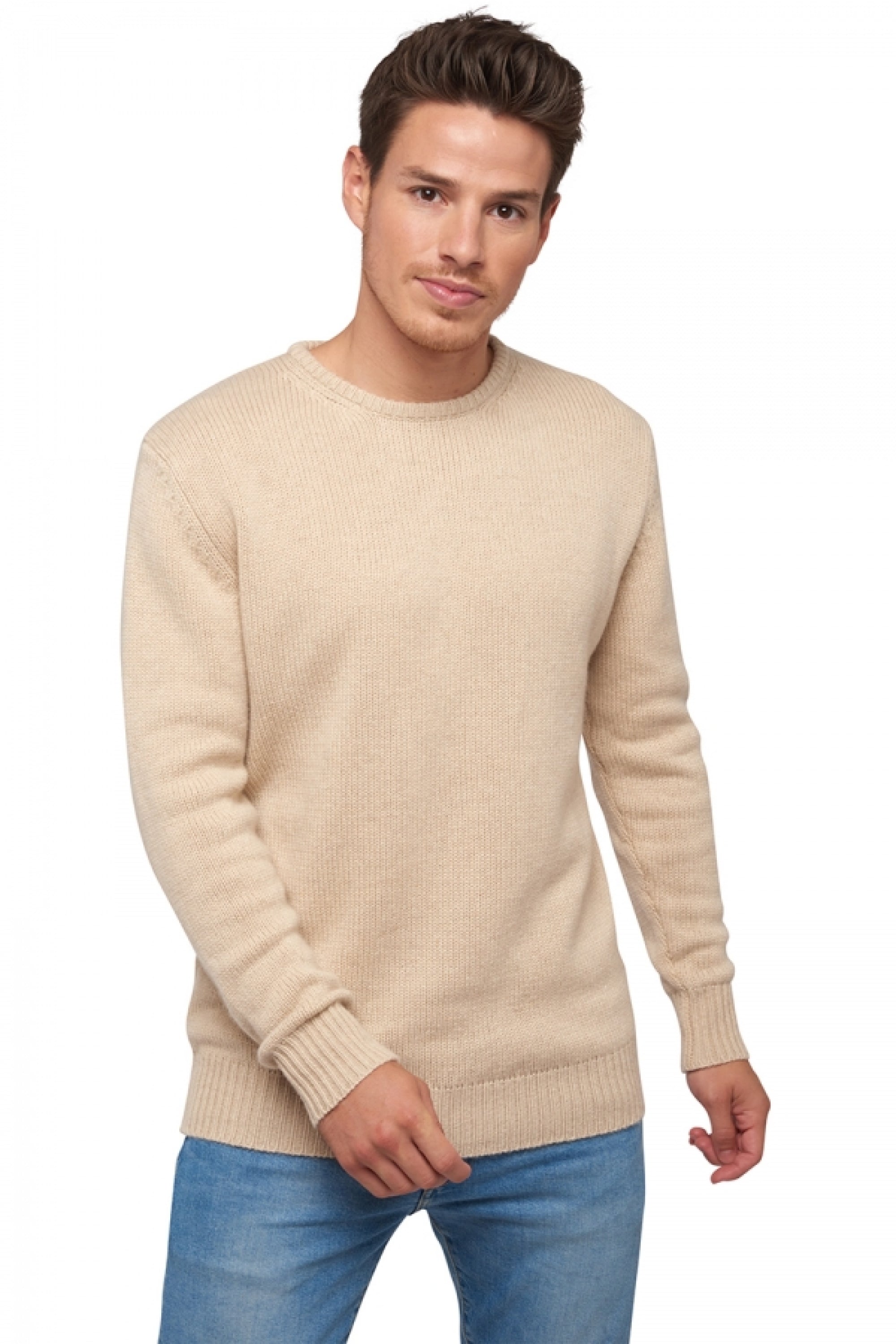 Bilal en cachemire homme - natural beige - Mahogany