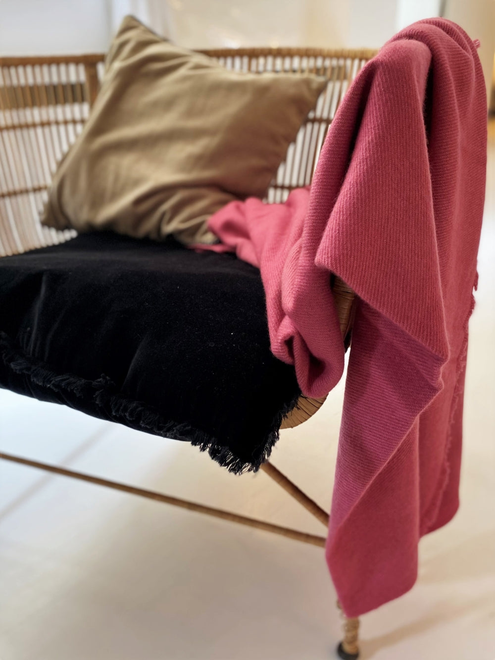Toodoo Plain S en cachemire mixte - bois de rose - Mahogany