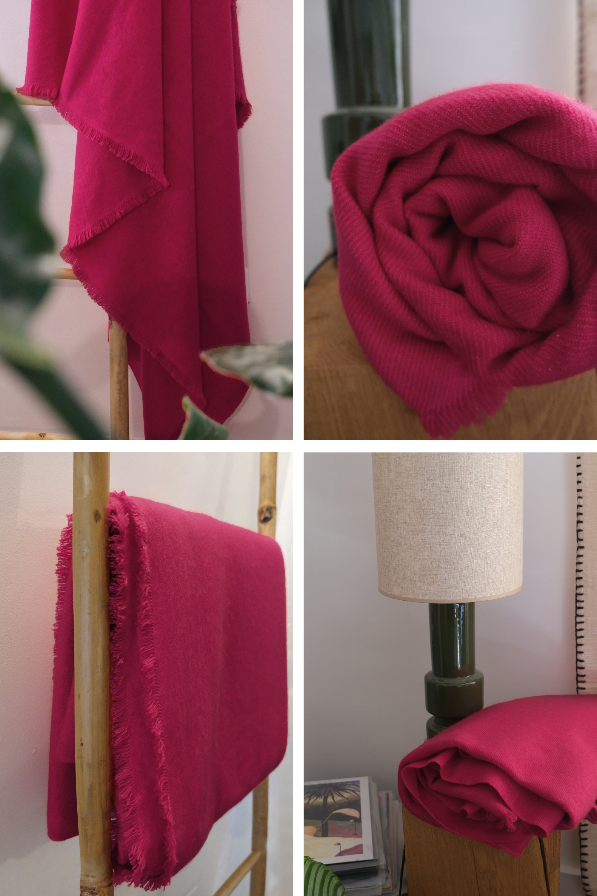 Toodoo Plain S en cachemire mixte - framboise - Mahogany