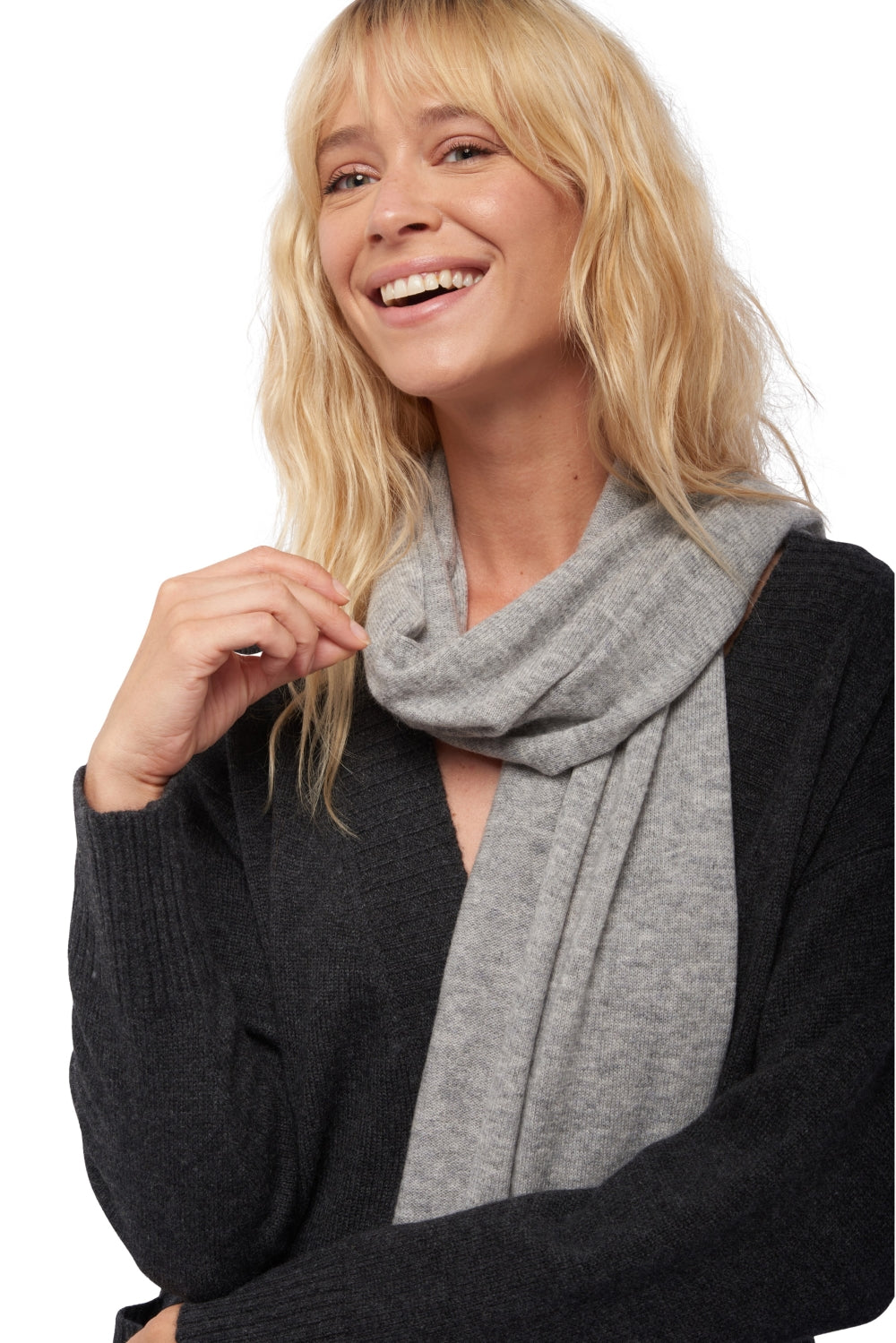 Ozone en cachemire mixte - fog grey - Mahogany