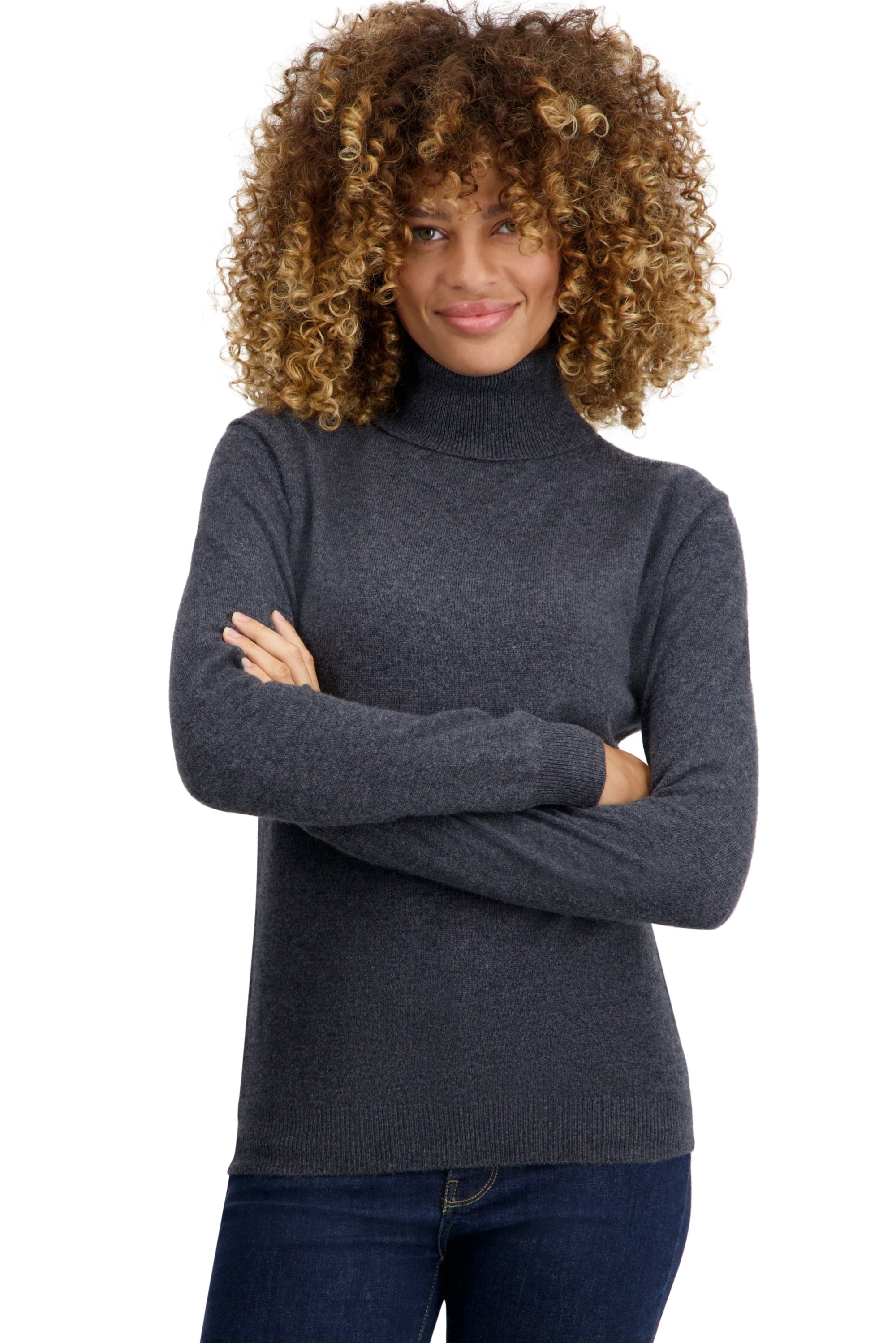 Tale en cachemire femme - dark grey - Mahogany
