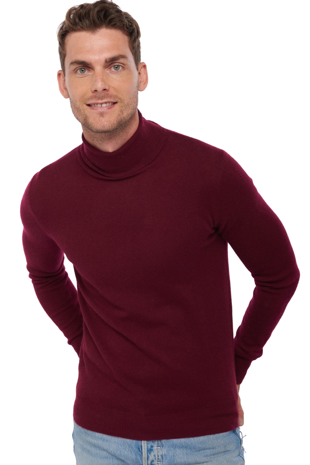 Tarry en cachemire homme - burgundy - Mahogany