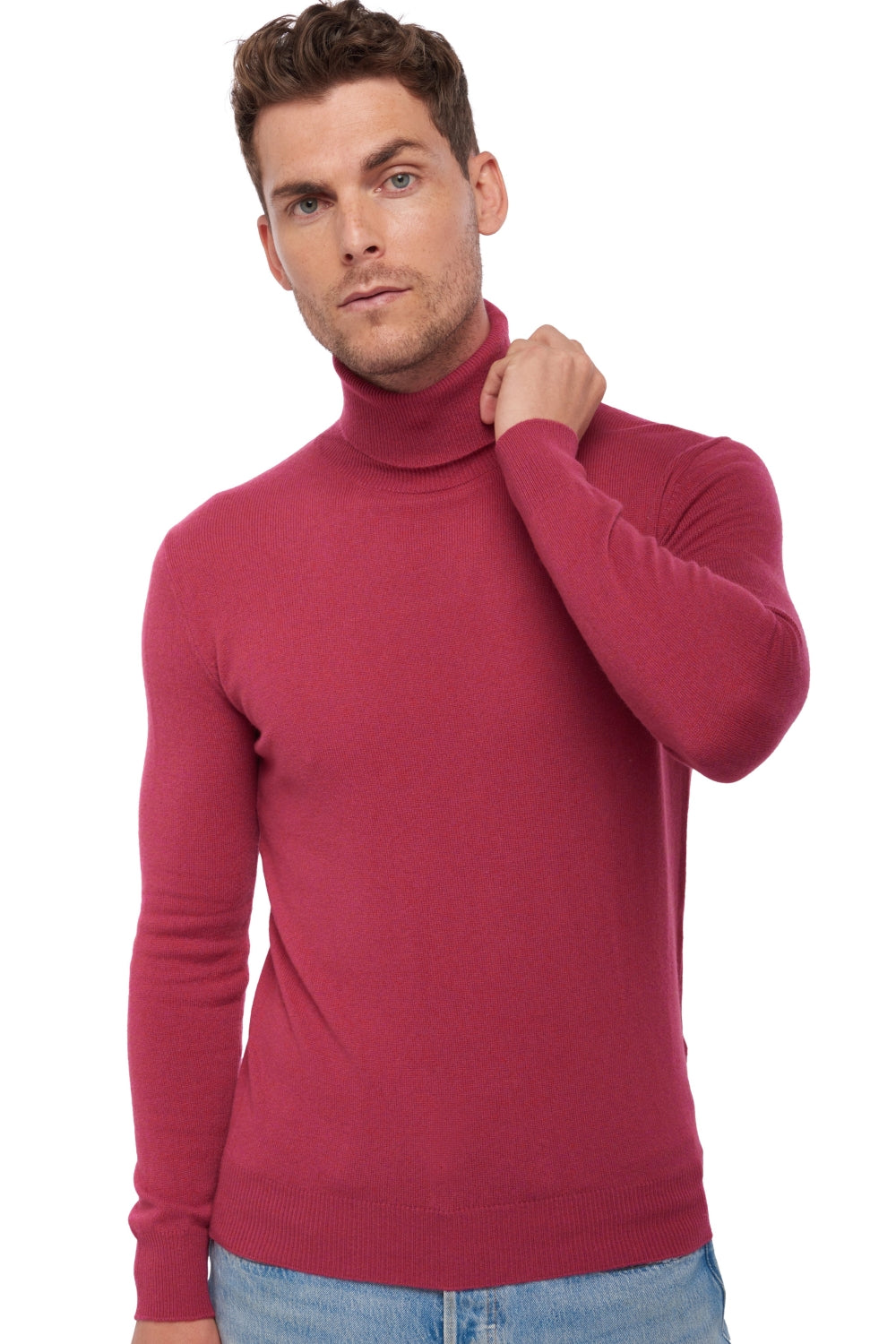 Tarry en cachemire homme - highland - Mahogany