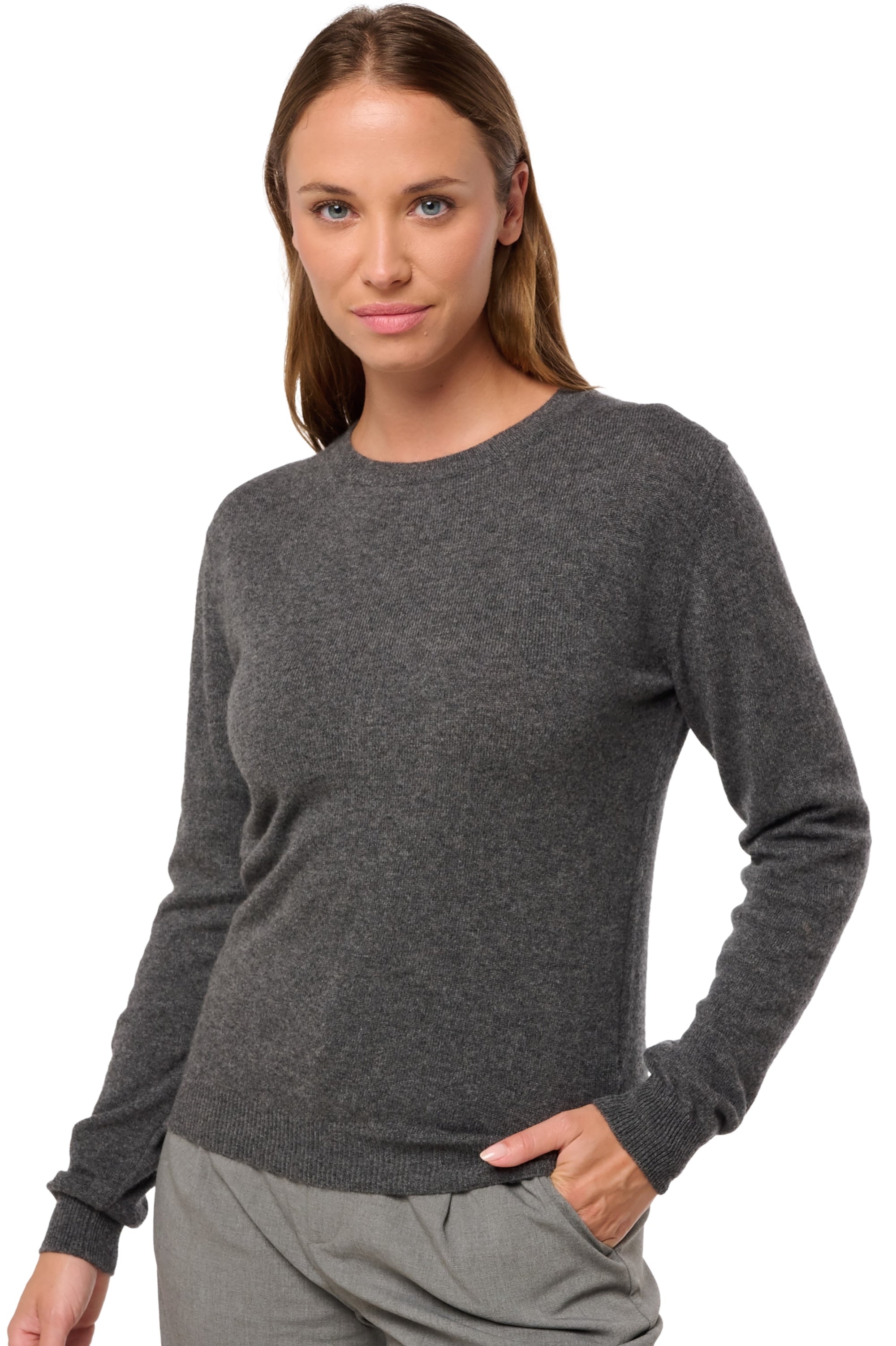 Thalia en cachemire femme - dark grey - Mahogany