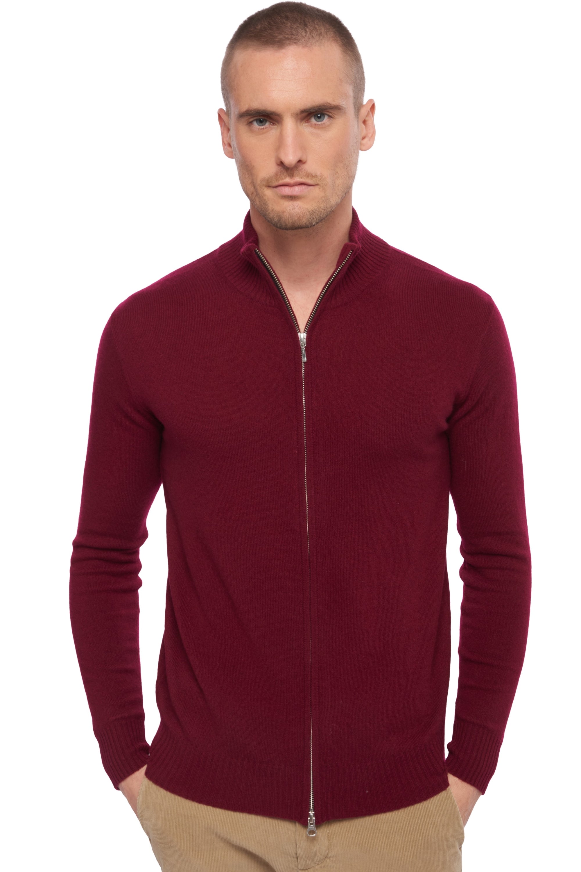 Thobias en cachemire homme - burgundy - Mahogany