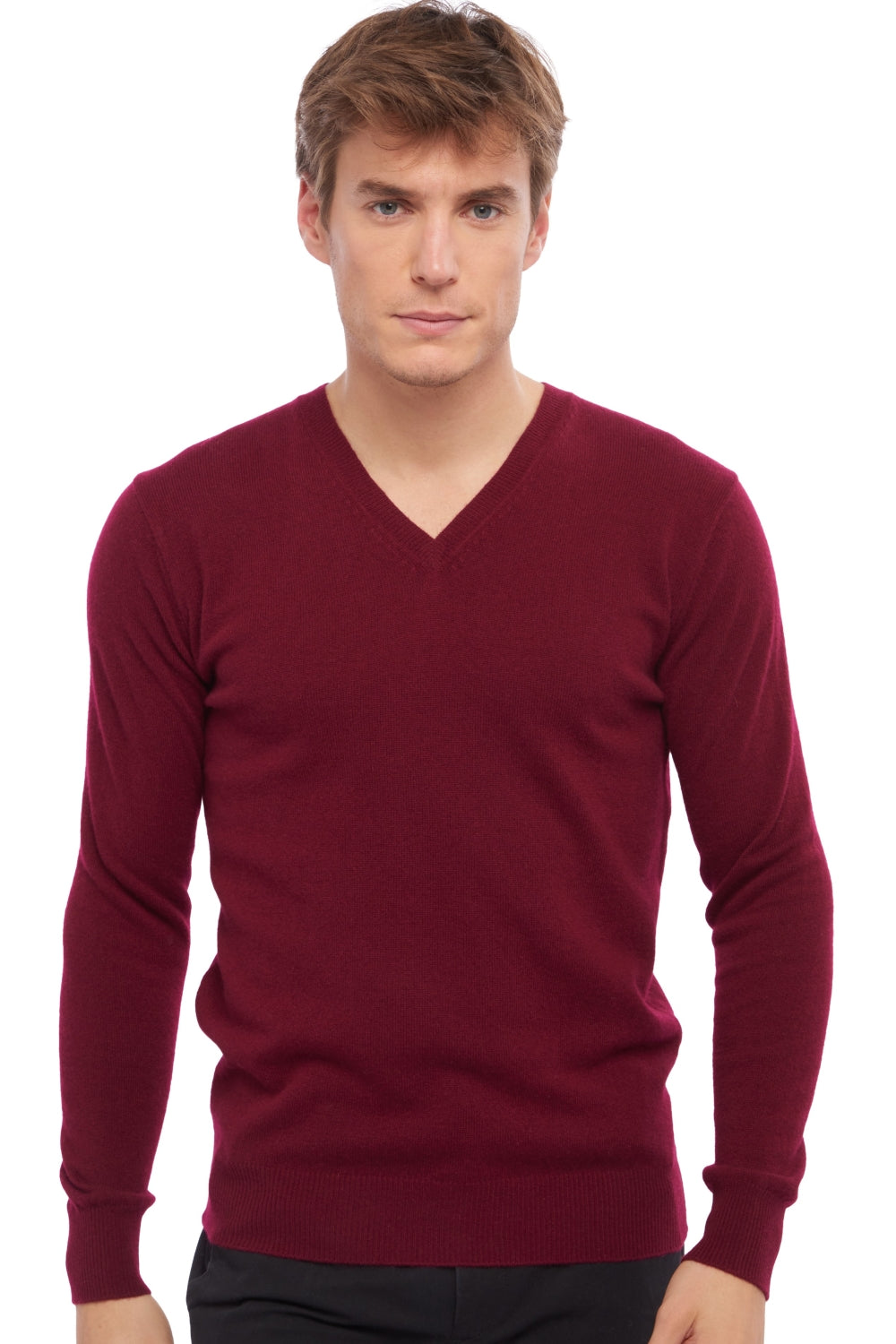 Tor en cachemire homme - burgundy - Mahogany