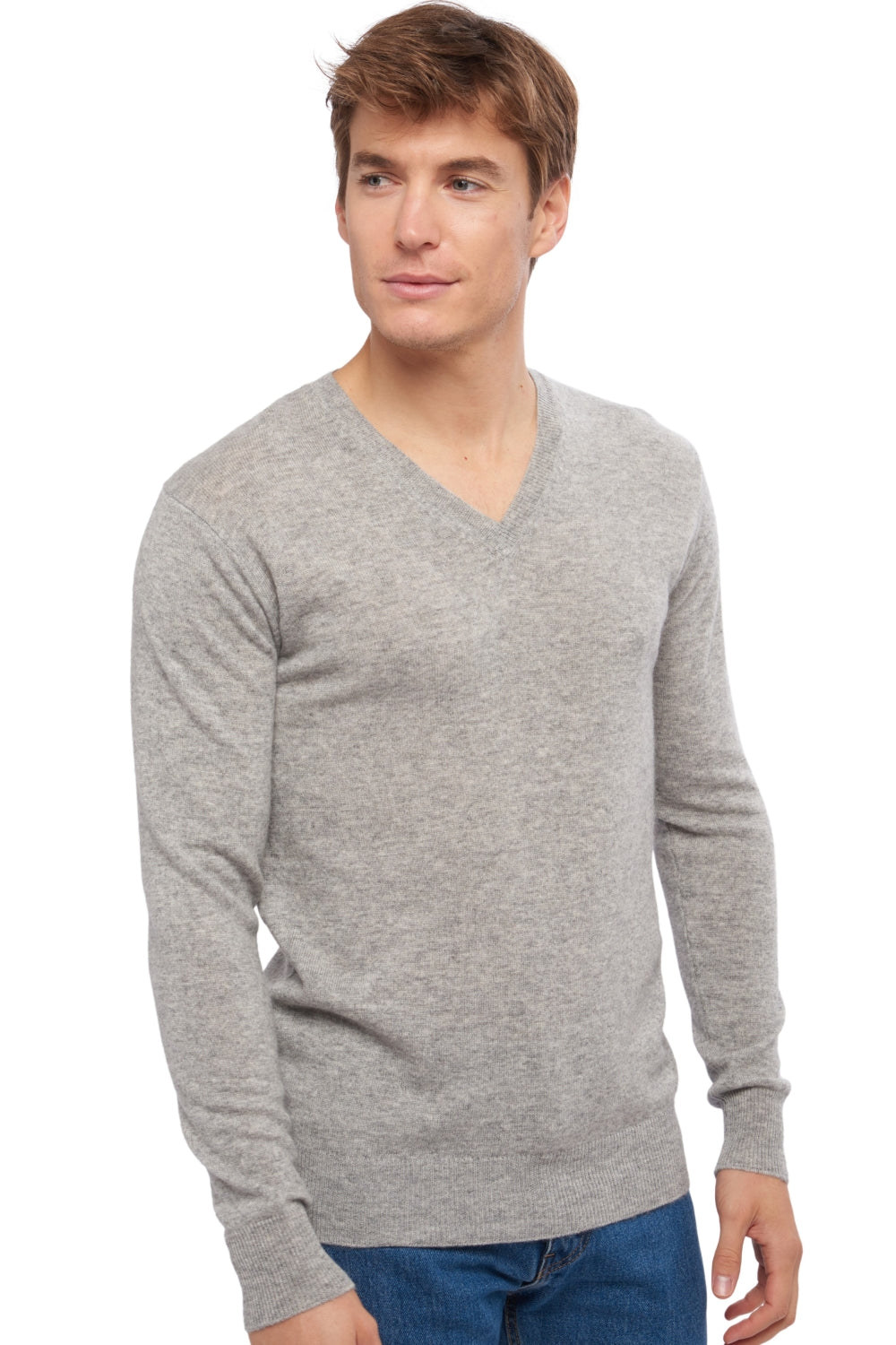 Tor en cachemire homme - fog grey - Mahogany