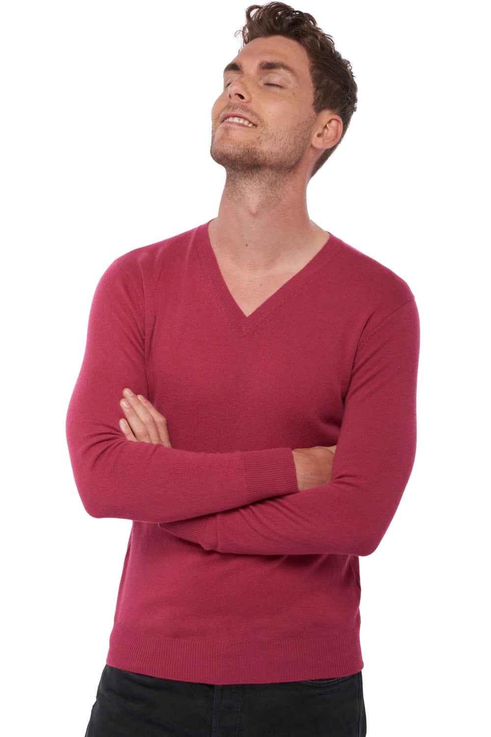 Tor en cachemire homme - highland - Mahogany