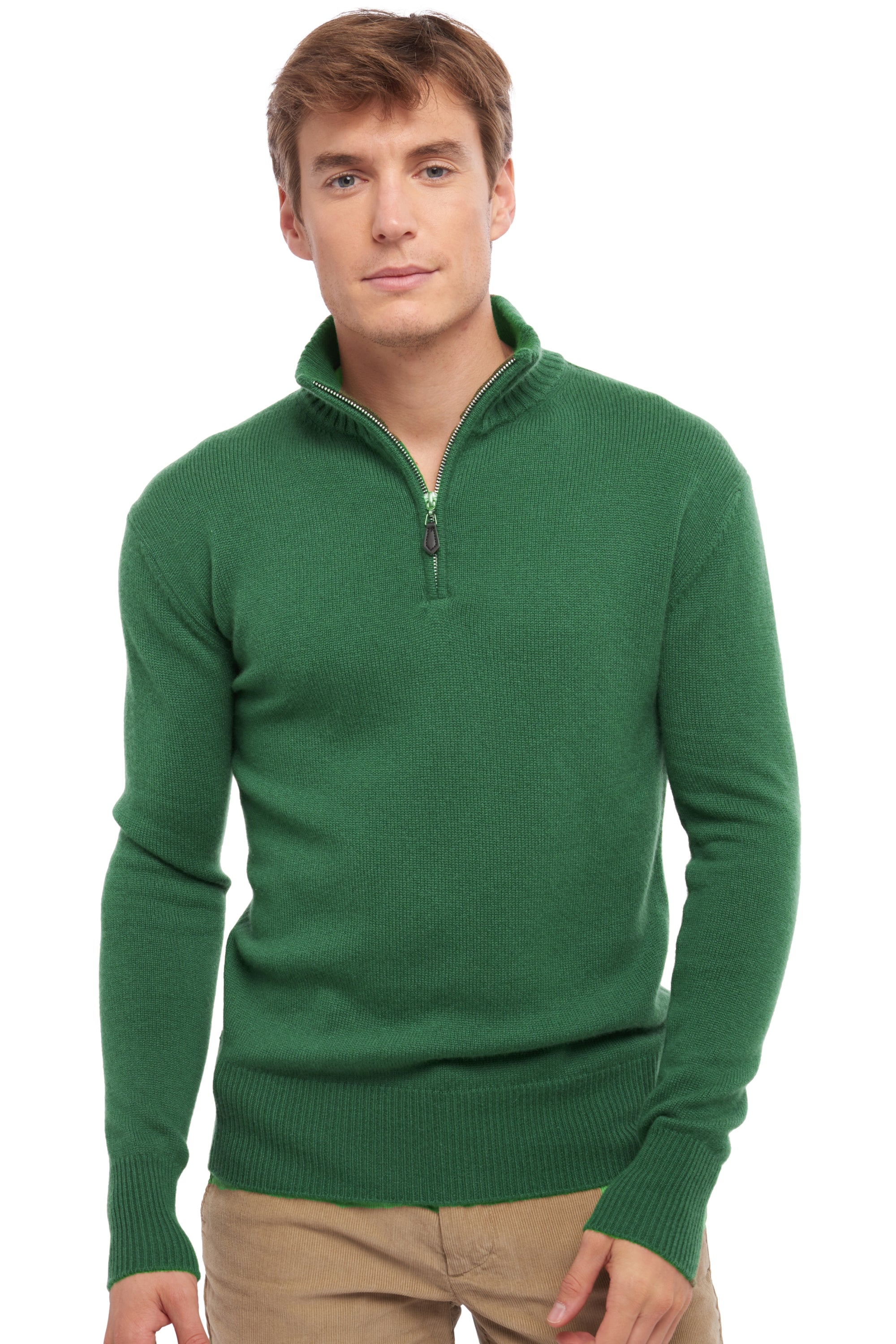 Donovan en cachemire homme - botanical - Mahogany