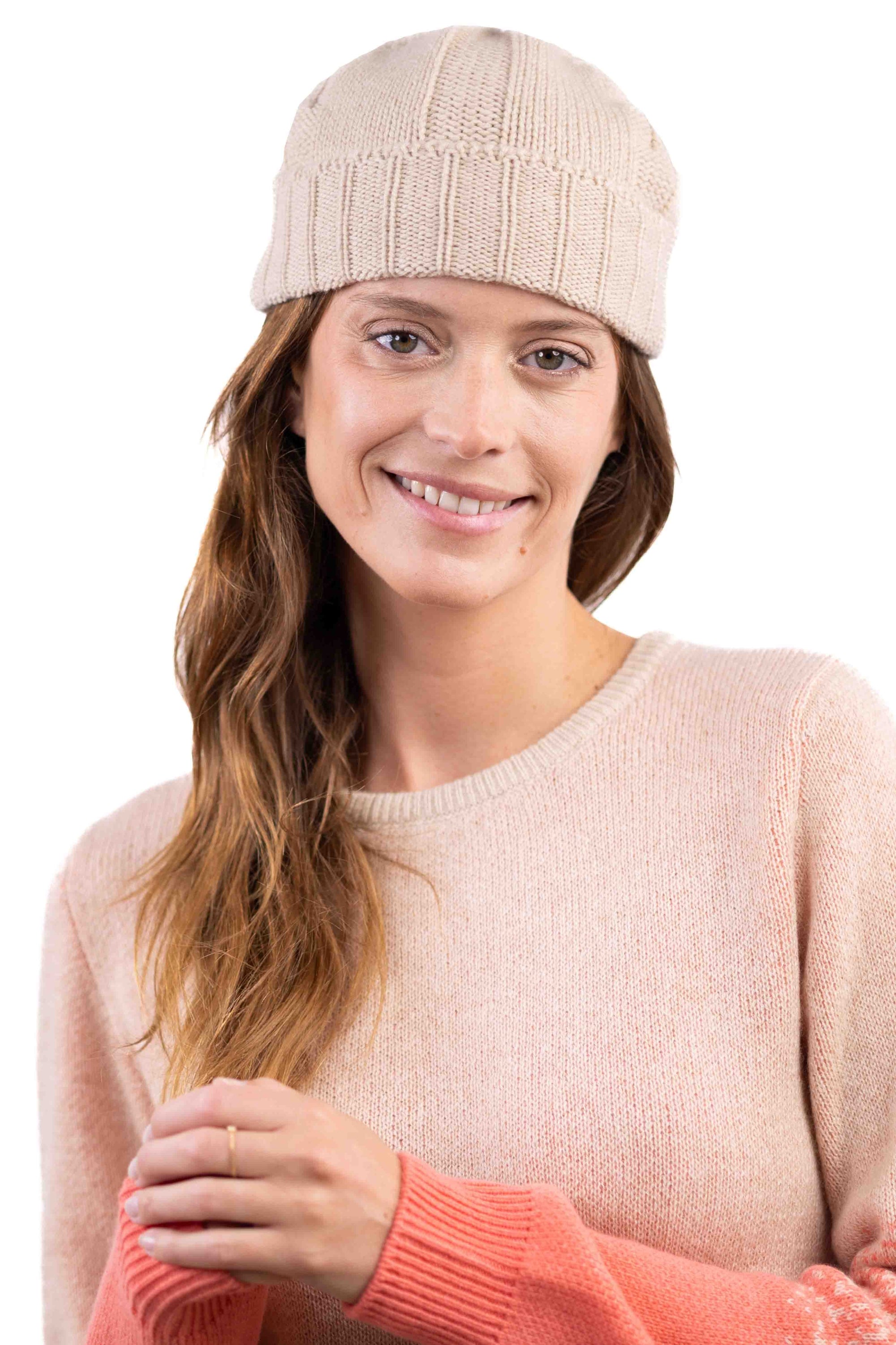 Ted en cachemire homme - natural beige - Mahogany