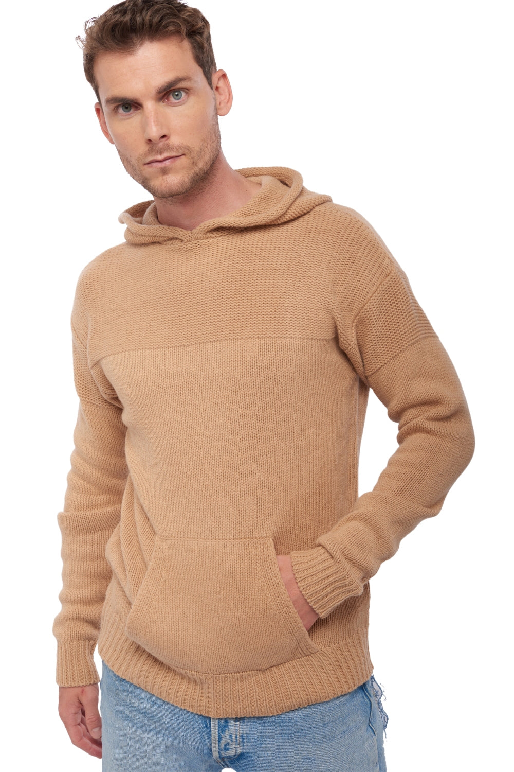 Wayne en yak homme - camello - Mahogany