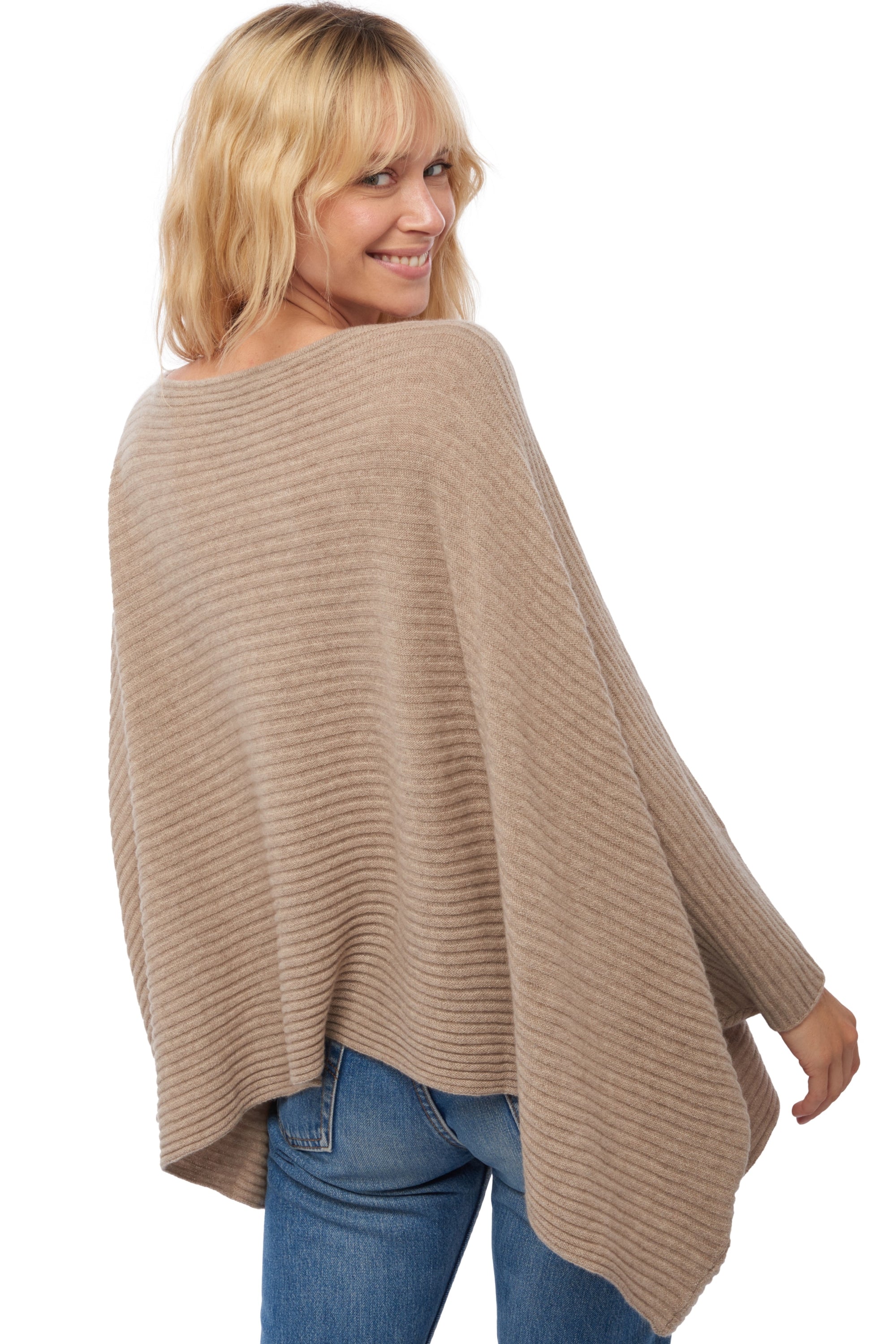 Veel en cachemire femme - Vue 2 - natural brown - Mahogany