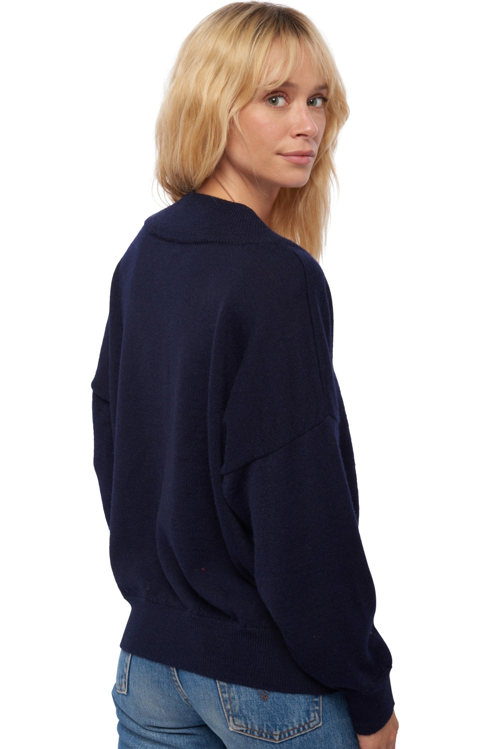 Versailles en baby alpaga femme - Vue 3 - bleu marine - Mahogany