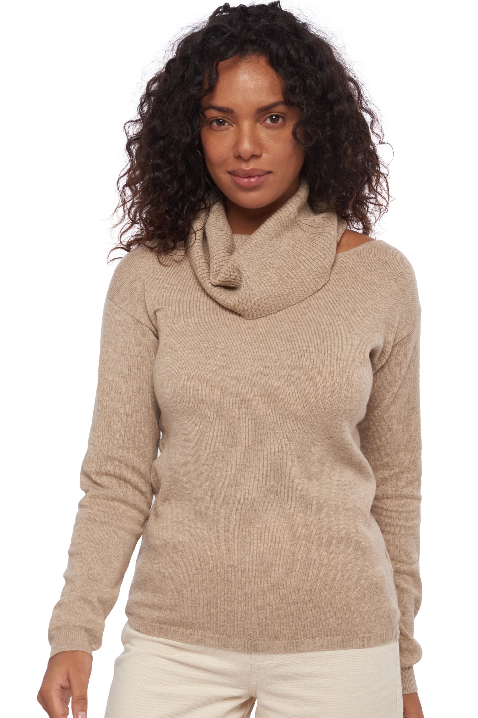 Wyoming en cachemire femme - natural stone - Mahogany