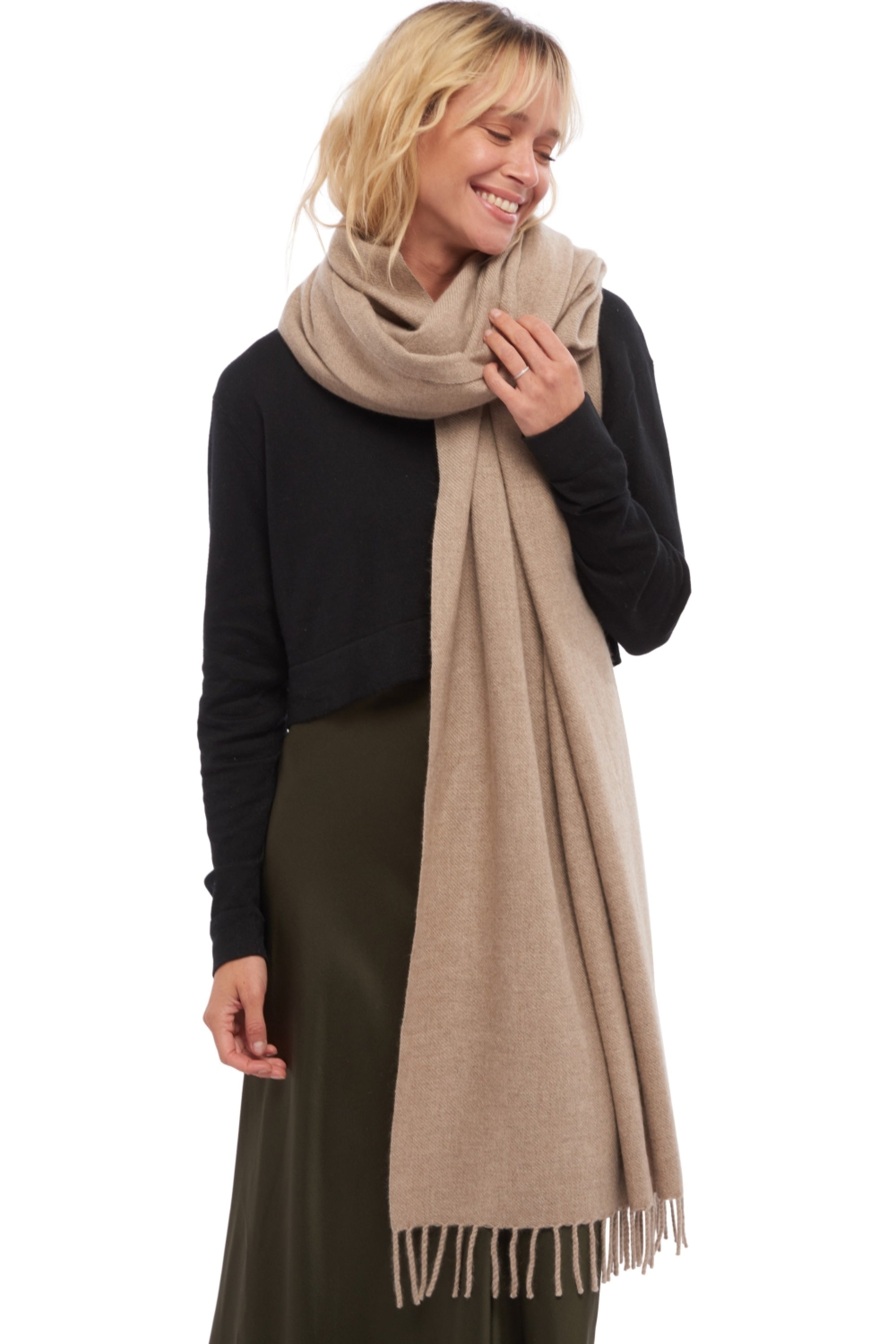 Niry en cachemire femme - natural brown - Mahogany