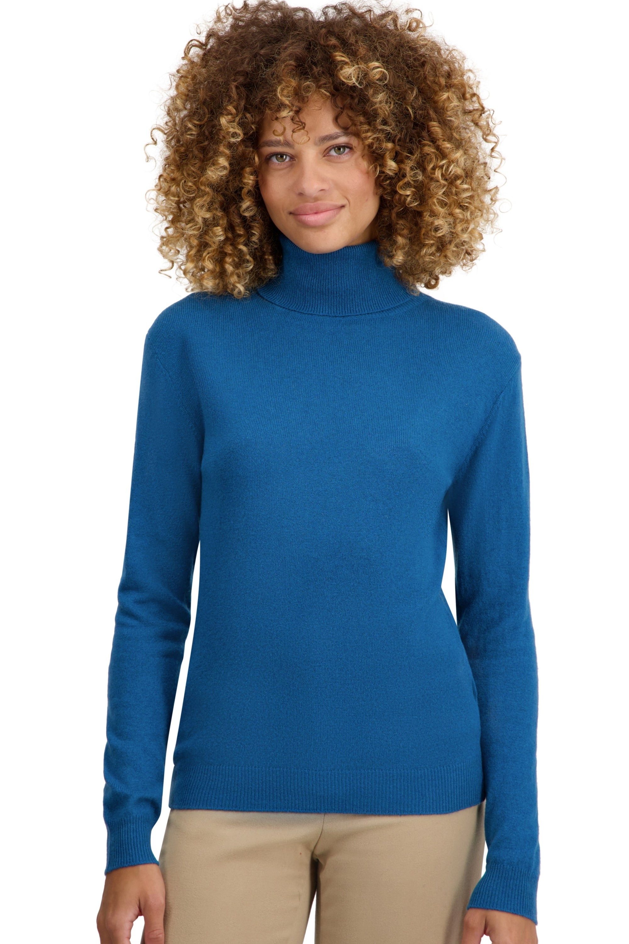 Tale en cachemire femme - everglade - Mahogany