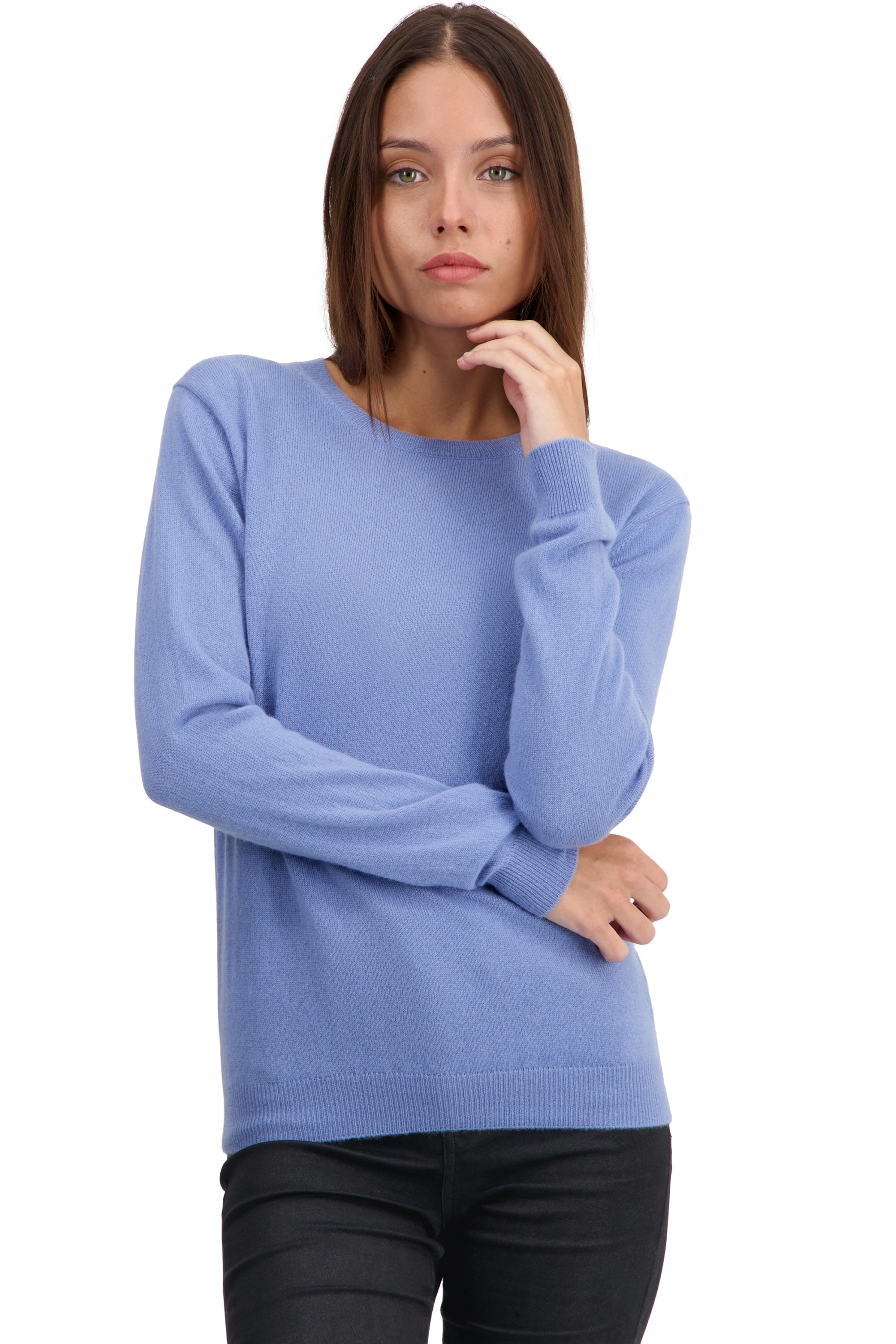 Thalia en cachemire femme - light blue - Mahogany