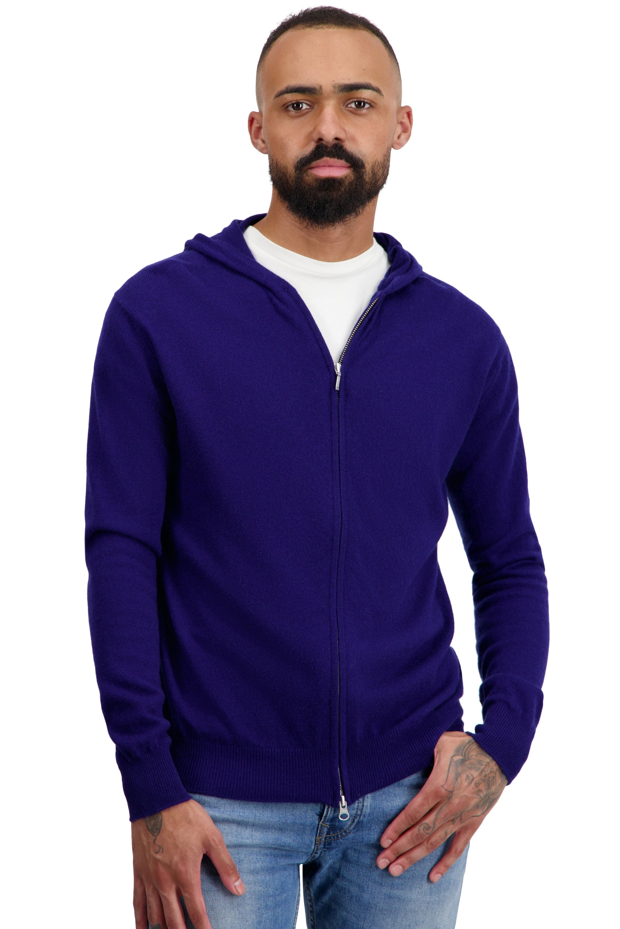 Taboo en cachemire homme - french navy - Mahogany