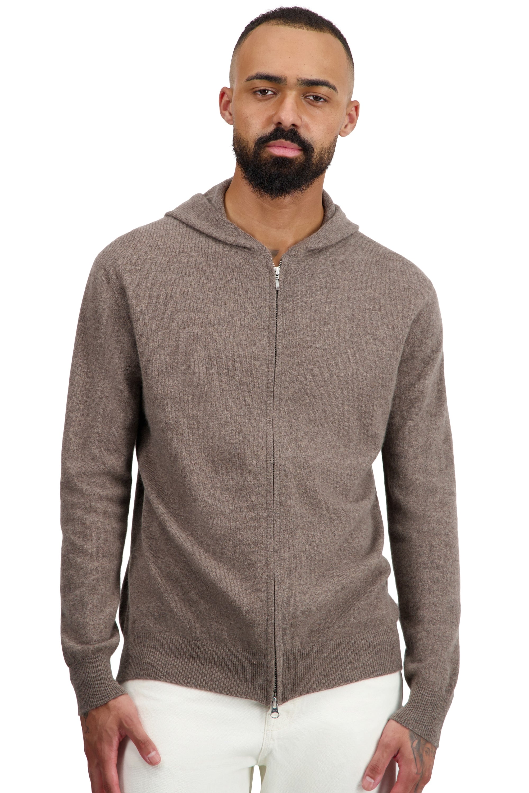 Taboo en cachemire homme - otter - Mahogany