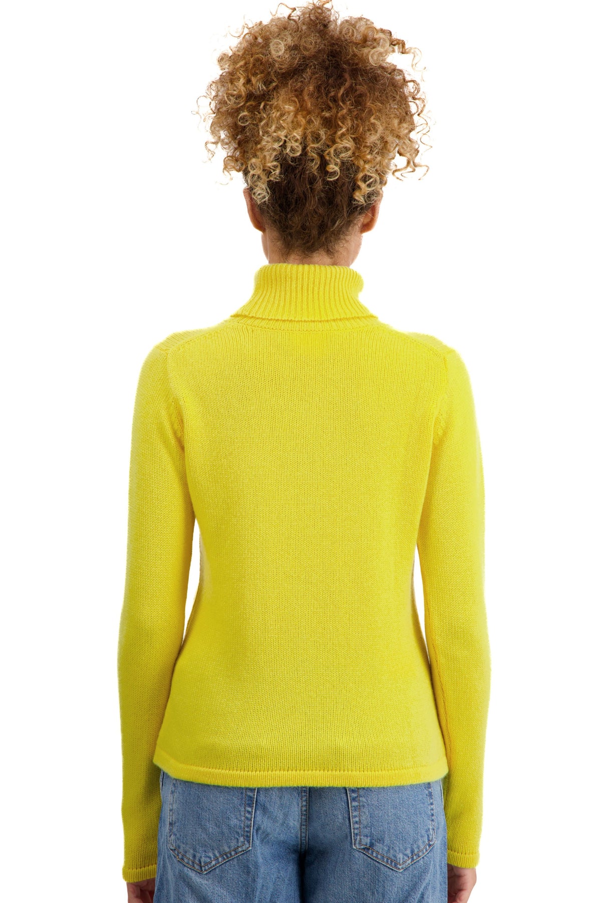 Taipei en cachemire femme - Vue 3 - daffodil - Mahogany
