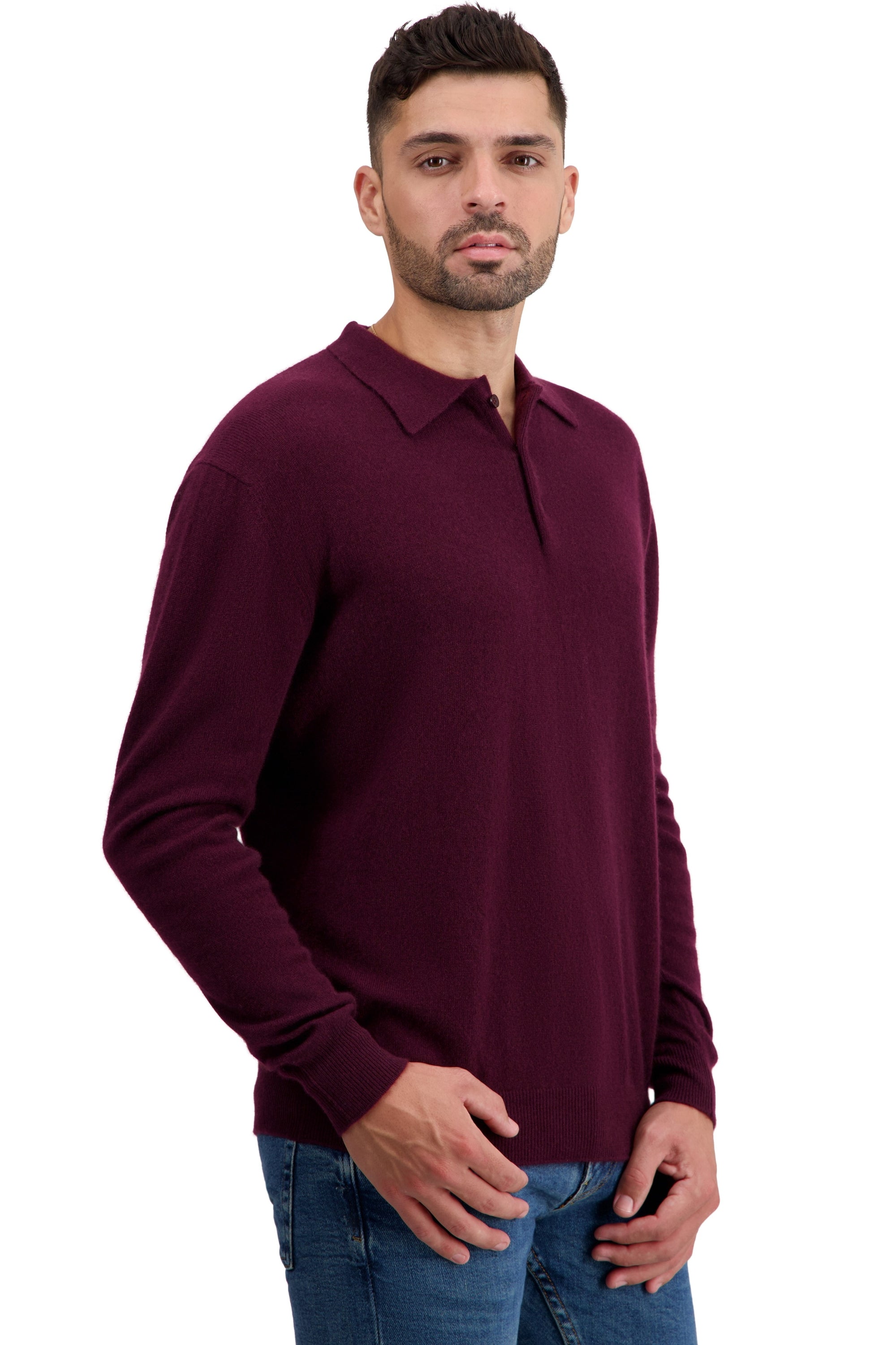 Tarn en cachemire homme - bordeaux - Mahogany