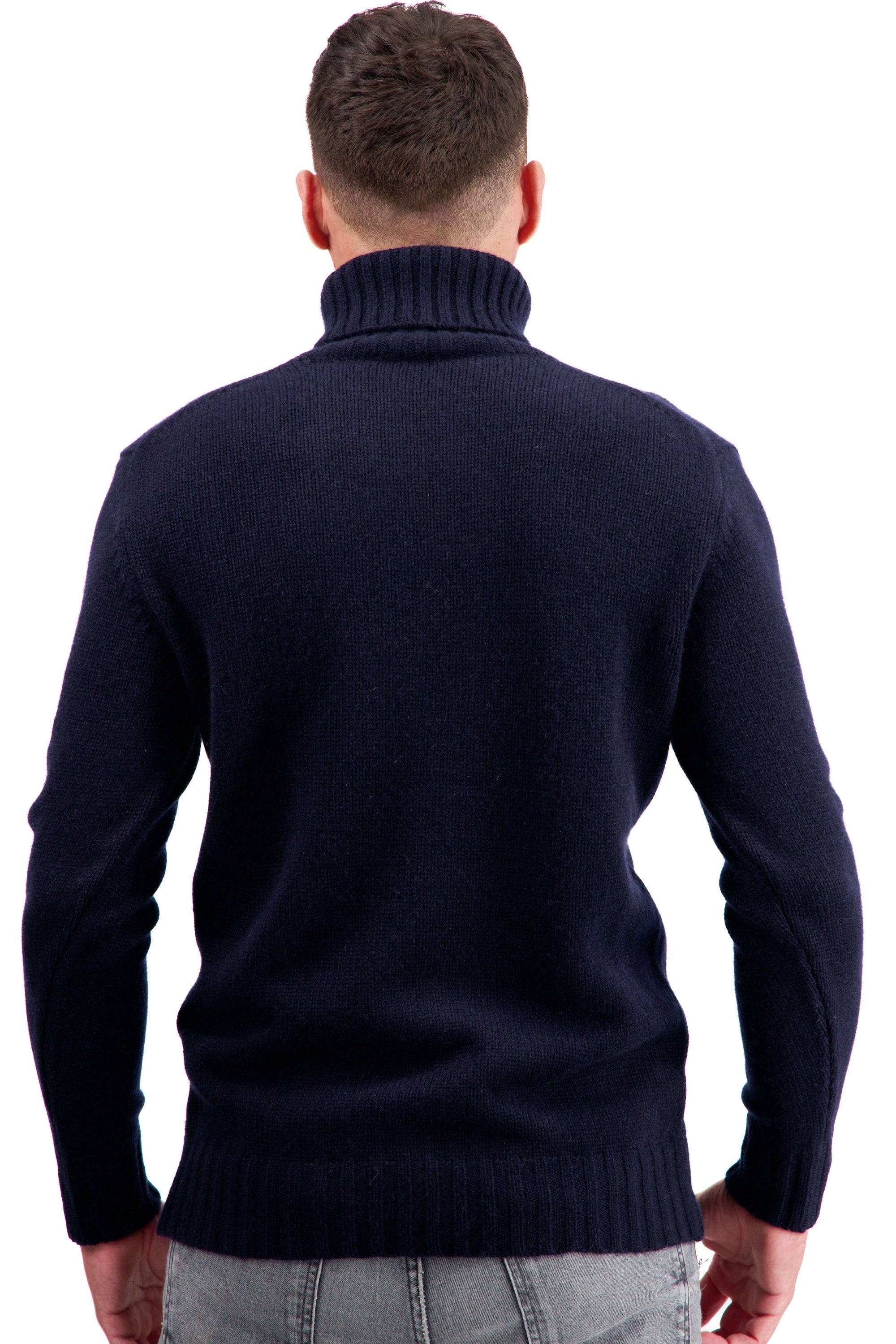 Tobago en cachemire homme - Vue 2 - marine foncé - Mahogany