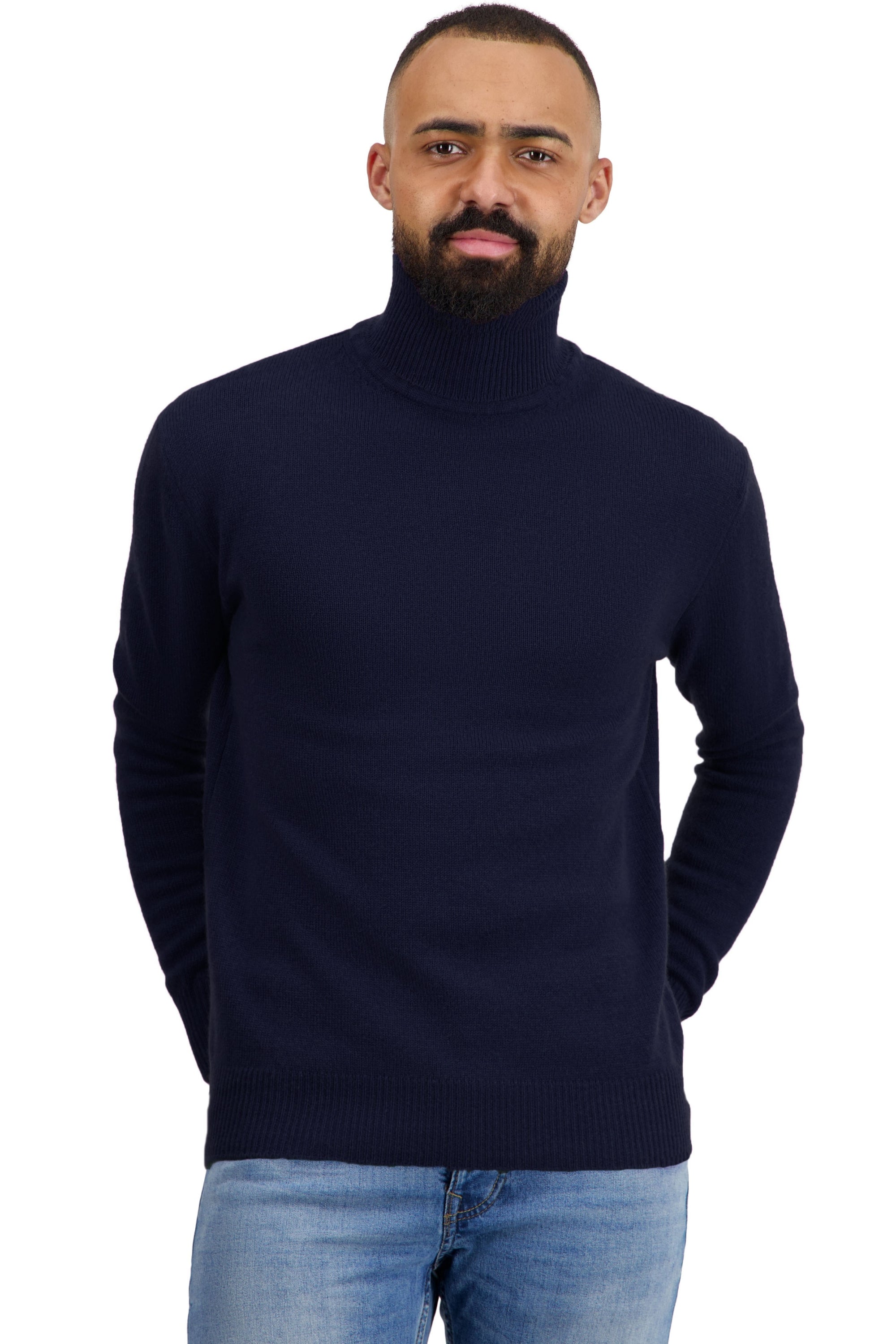 Torino en cachemire homme - marine foncé - Mahogany