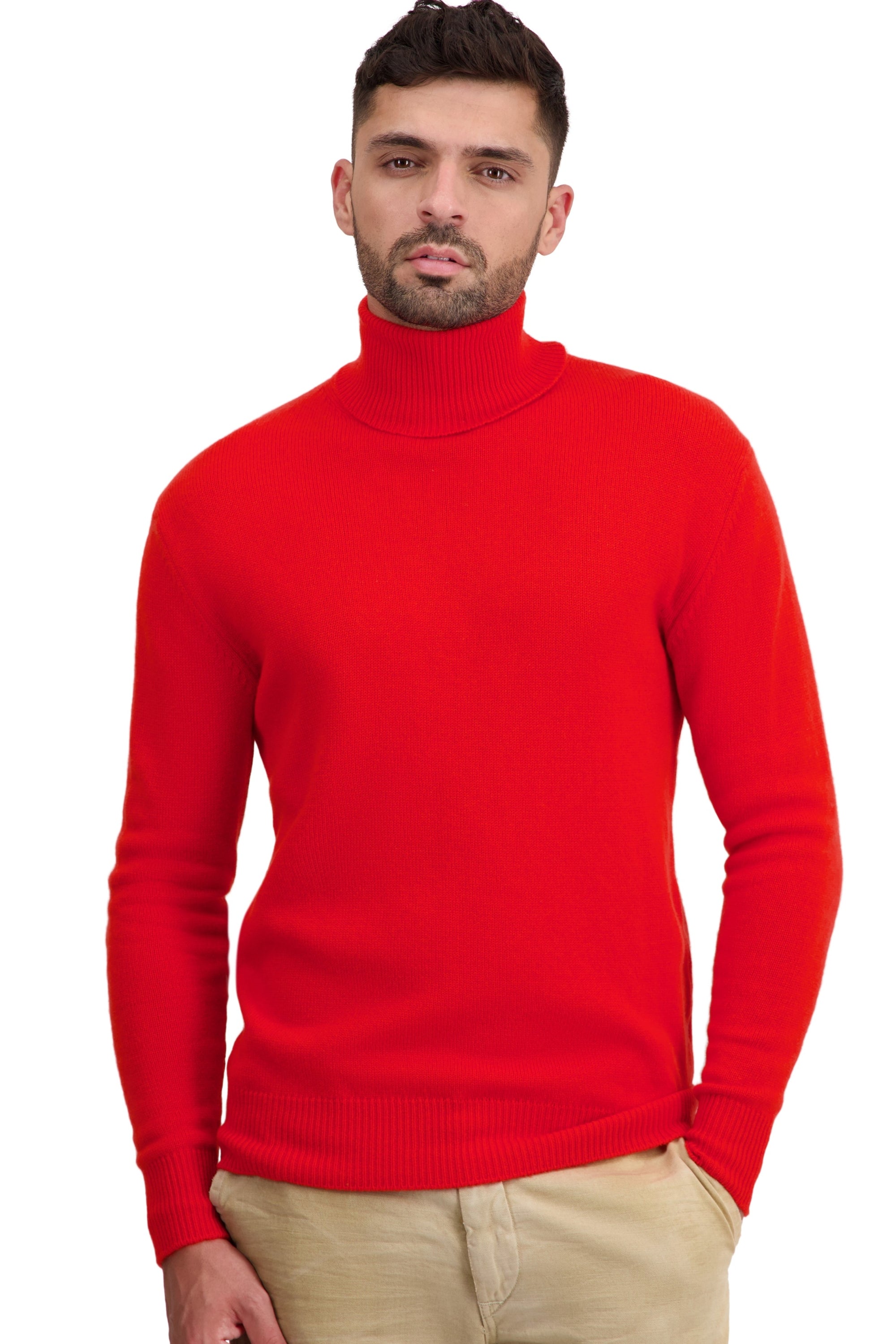 Torino en cachemire homme - tomato - Mahogany