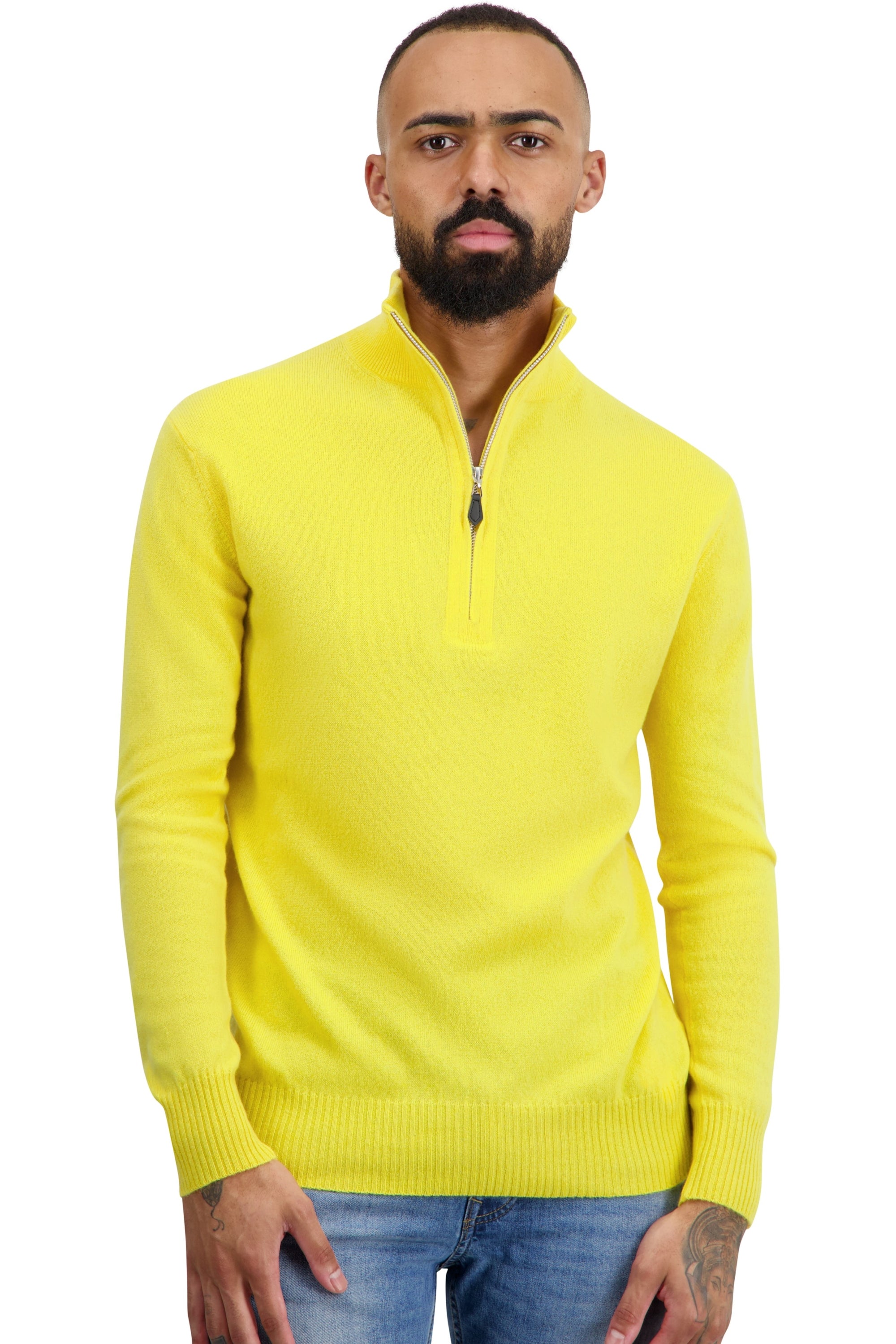 Toulon en cachemire homme - daffodil - Mahogany