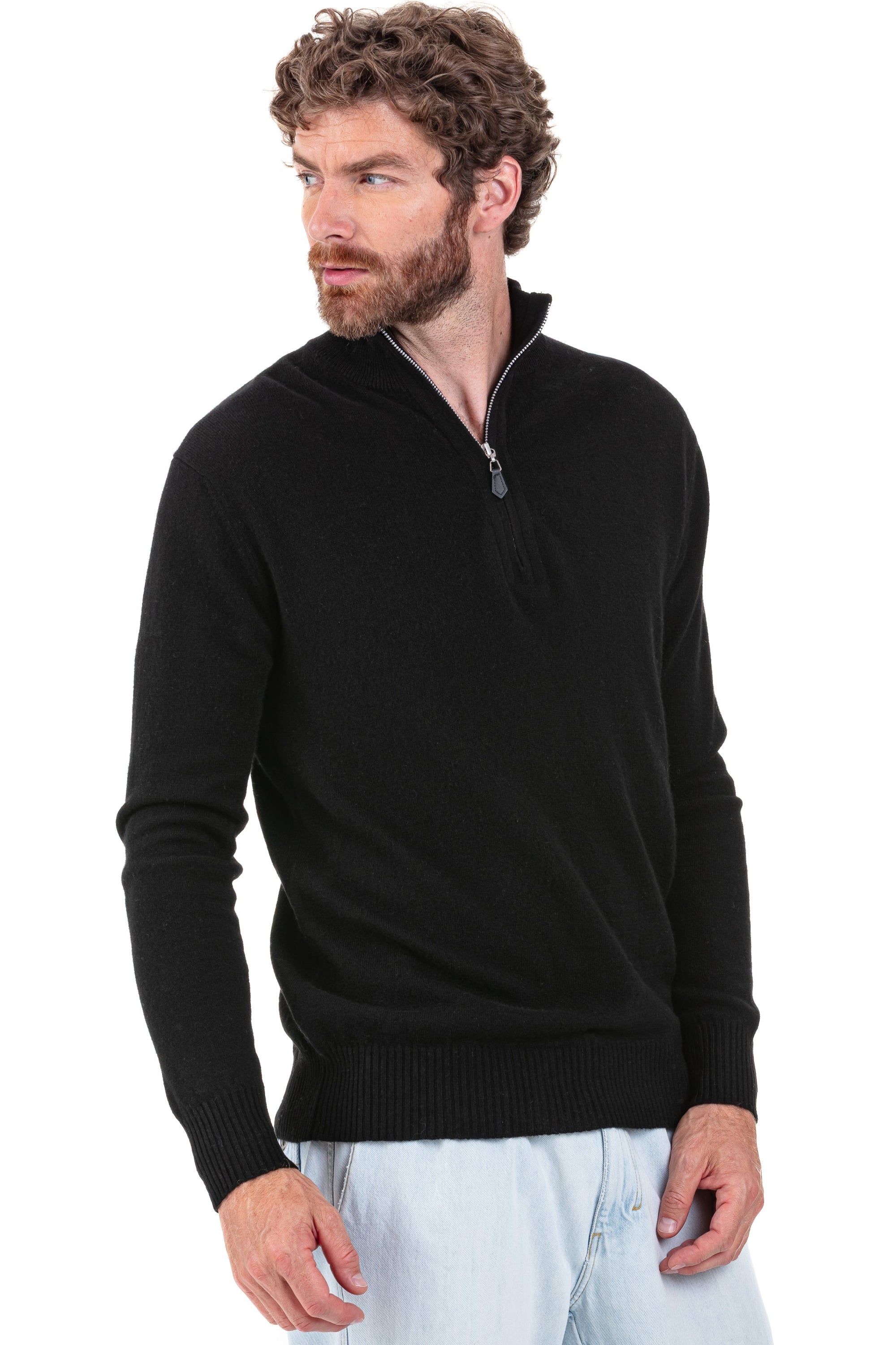 Toulon en cachemire homme - noir - Mahogany