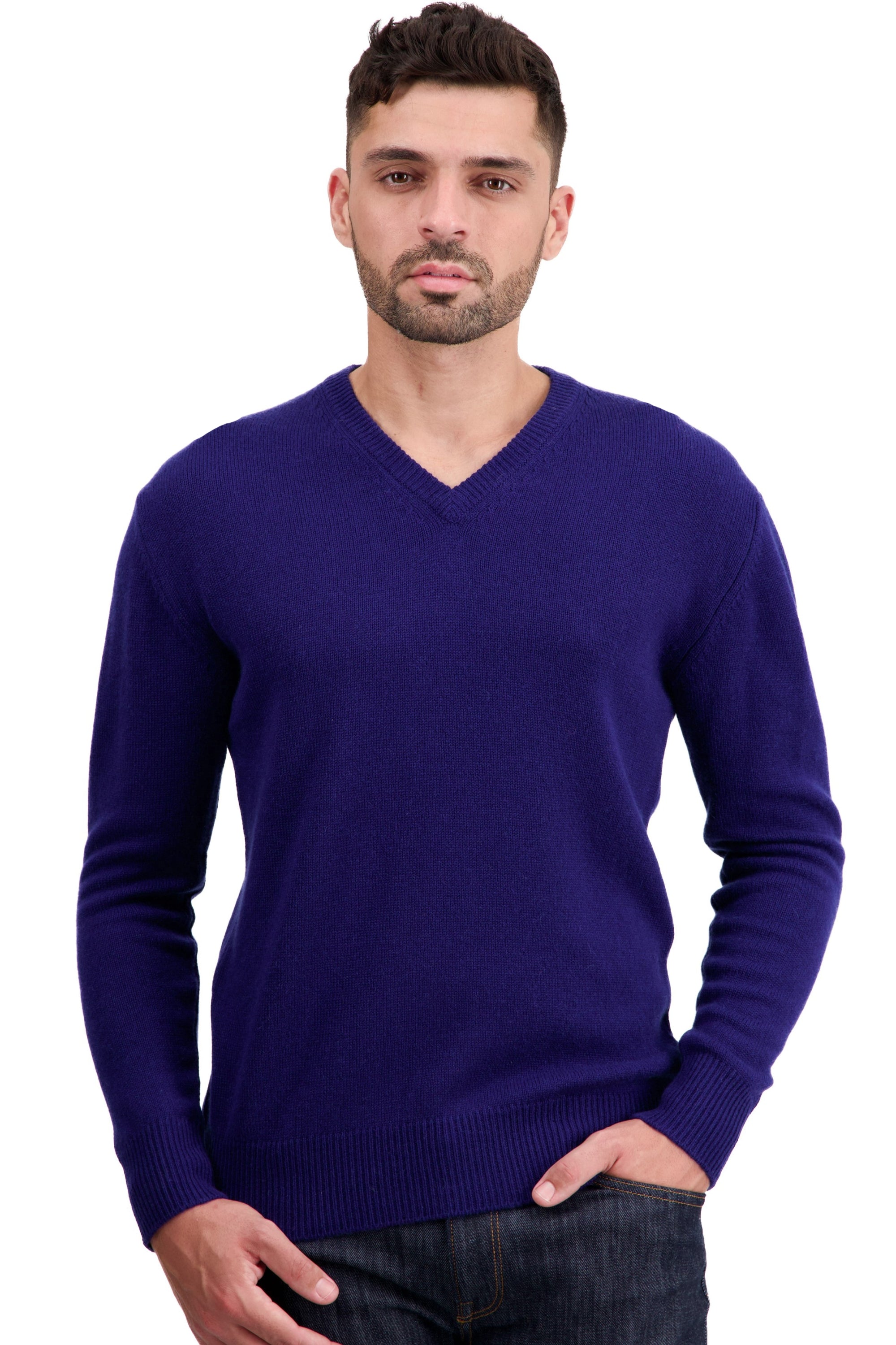 Tour en cachemire homme - french navy - Mahogany