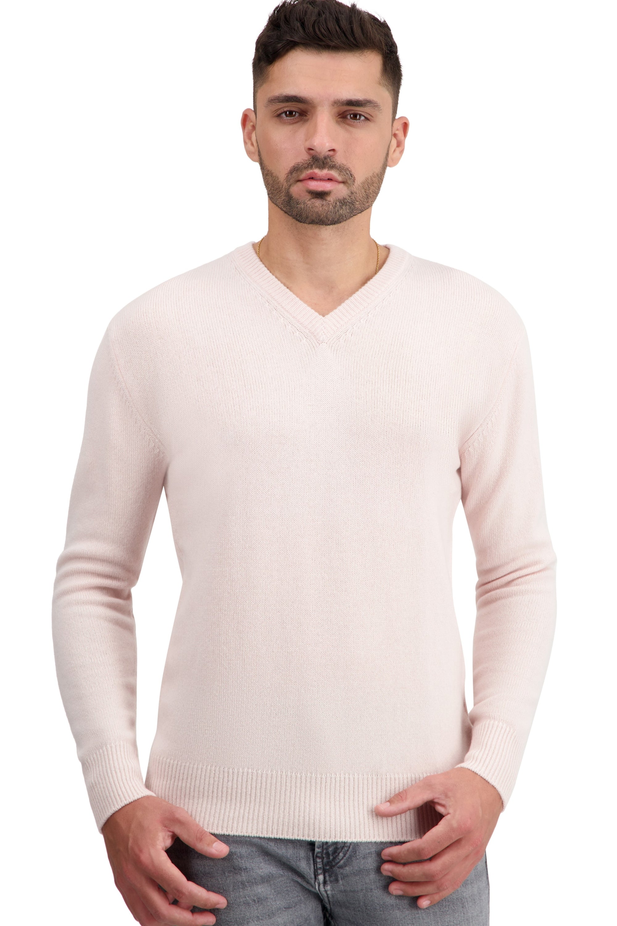 Tour en cachemire homme - mallow - Mahogany
