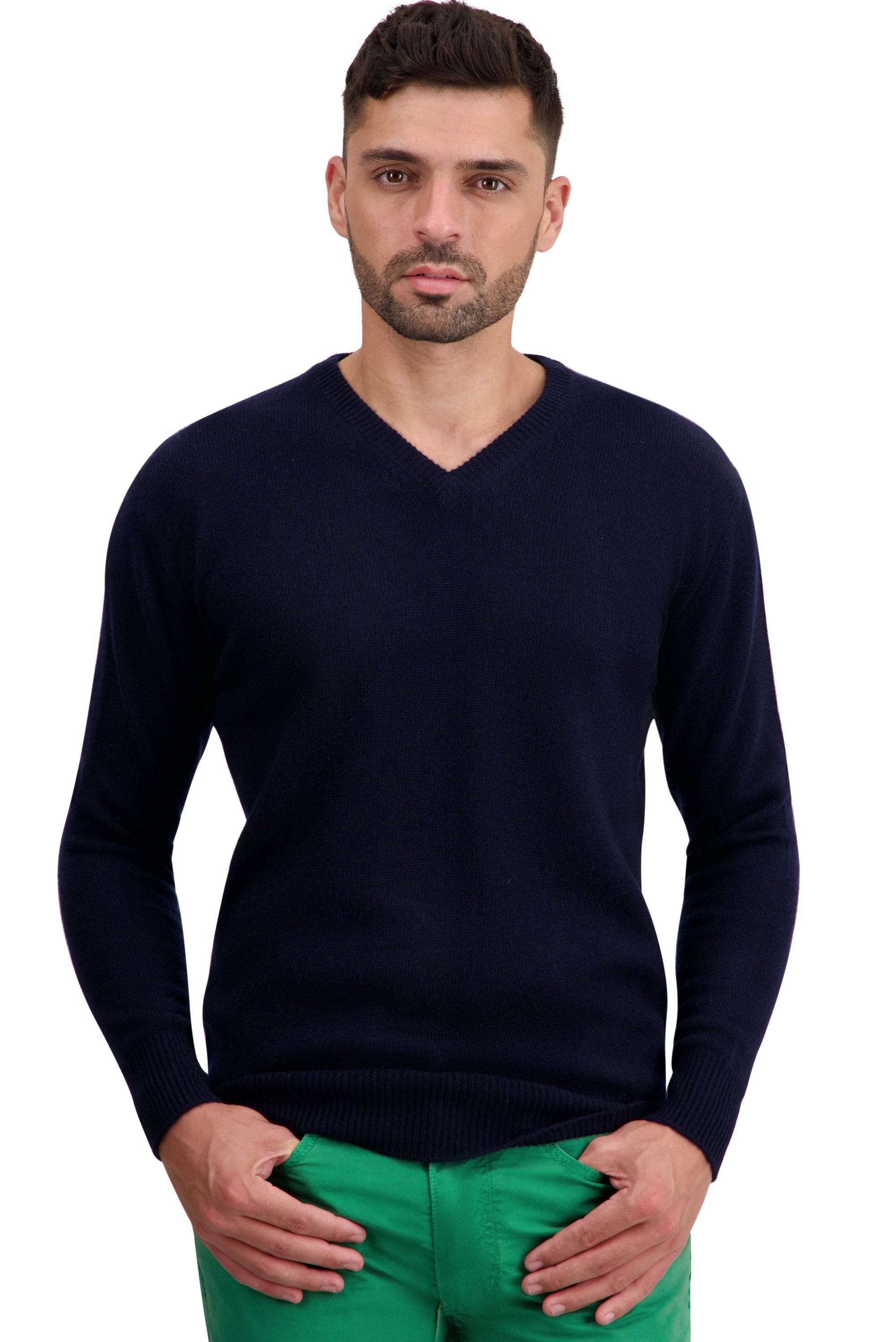 Tour en cachemire homme - marine foncé - Mahogany