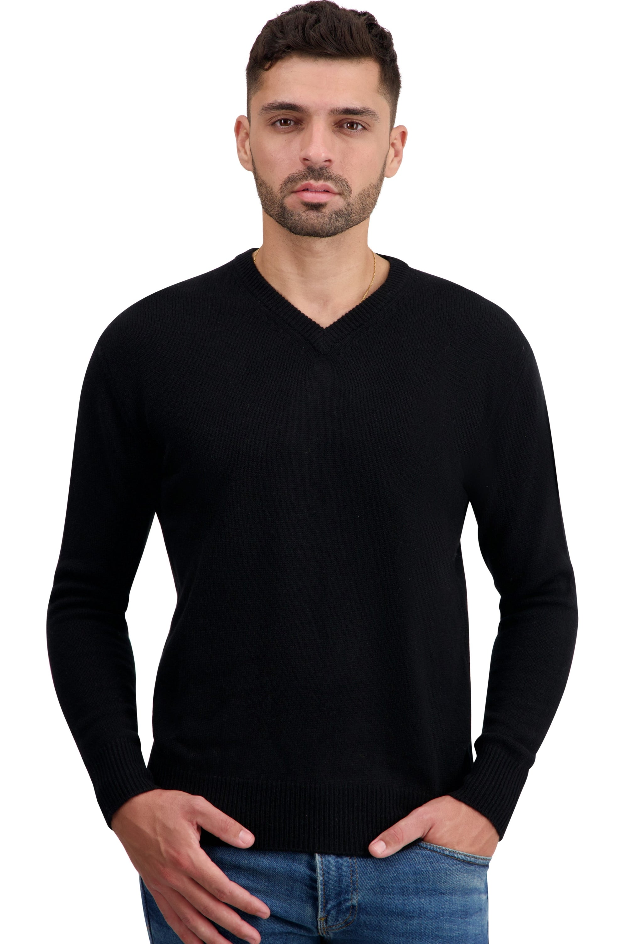 Tour en cachemire homme - noir - Mahogany