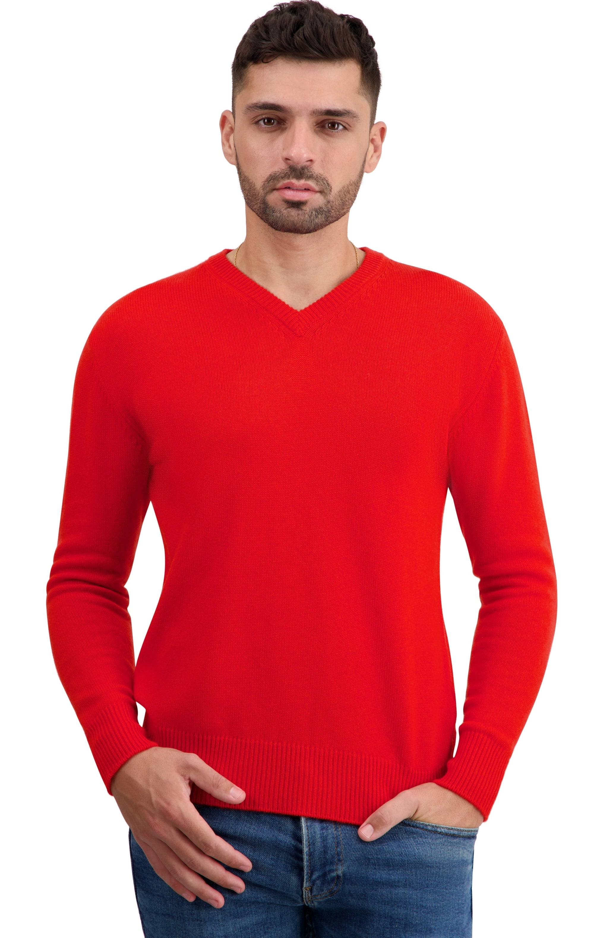Tour en cachemire homme - tomato - Mahogany