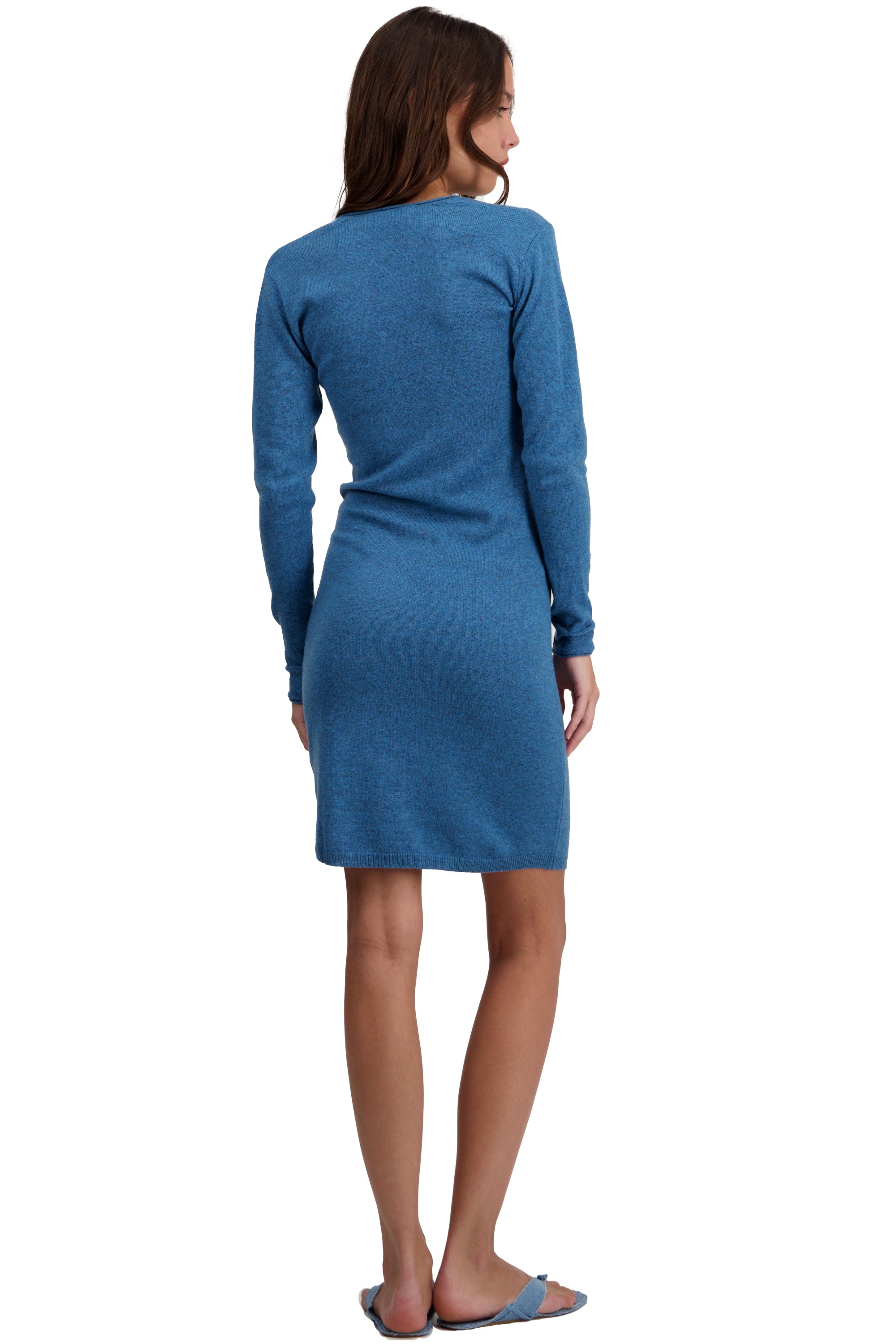 Trinidad en cachemire femme - Vue 2 - manor blue - Mahogany