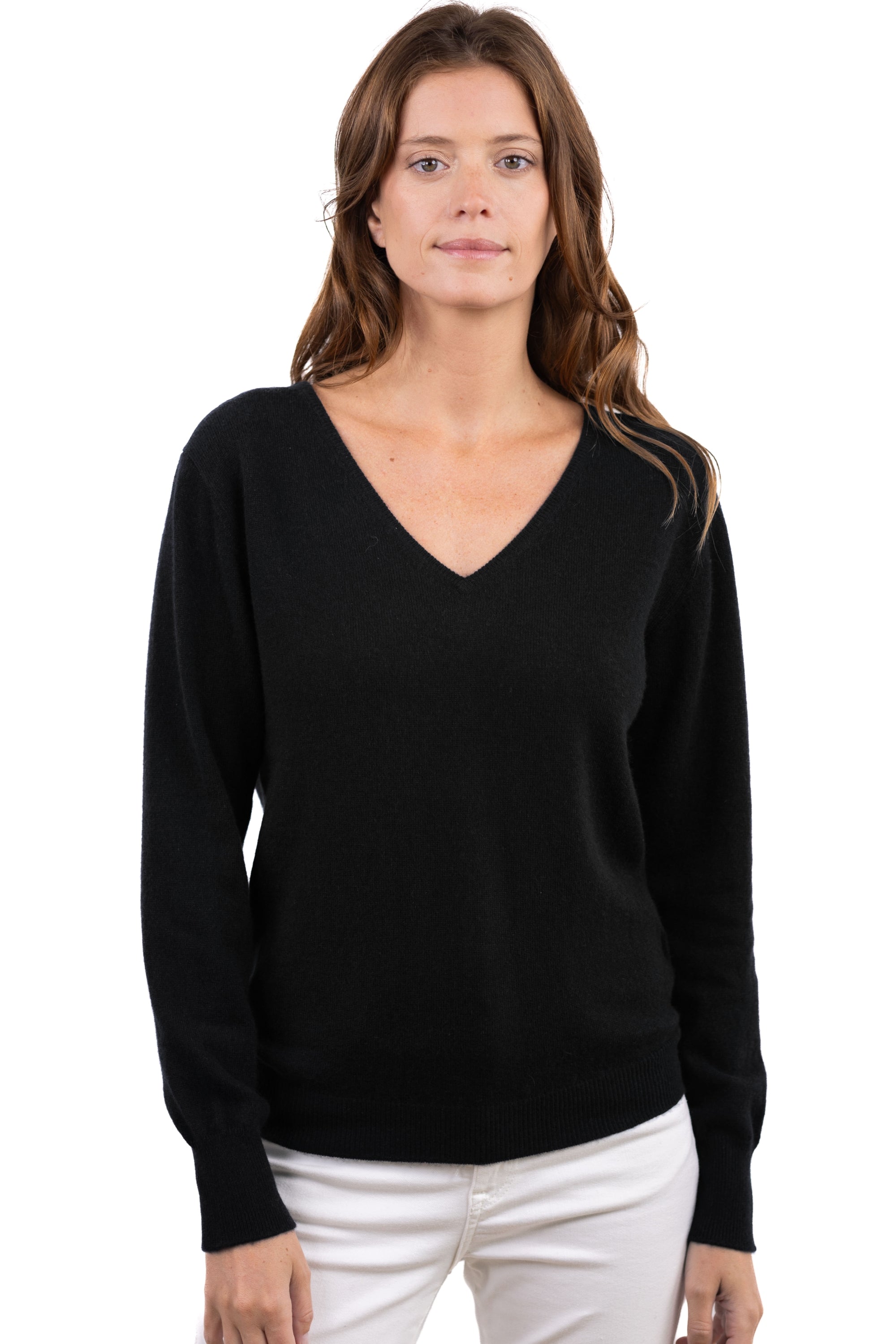 Trieste en cachemire femme - noir - Mahogany