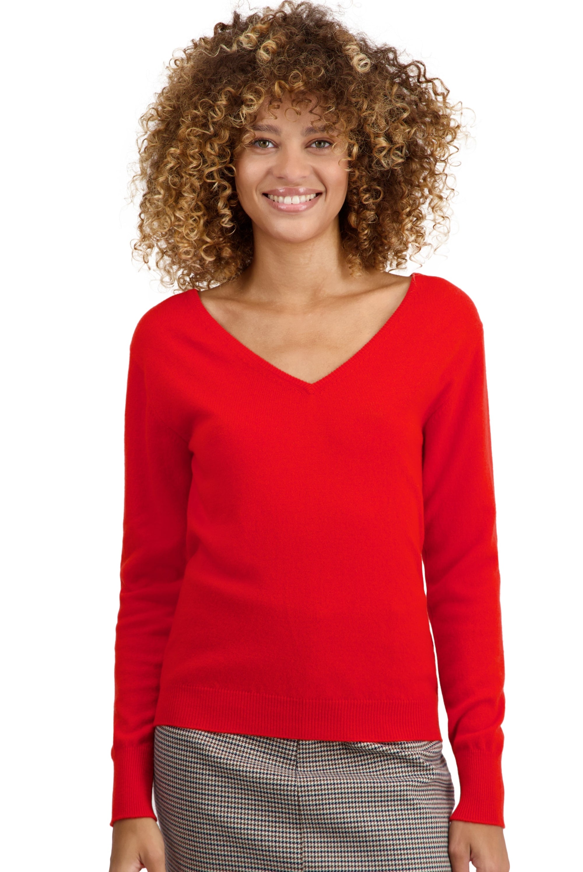Trieste en cachemire femme - tomato - Mahogany