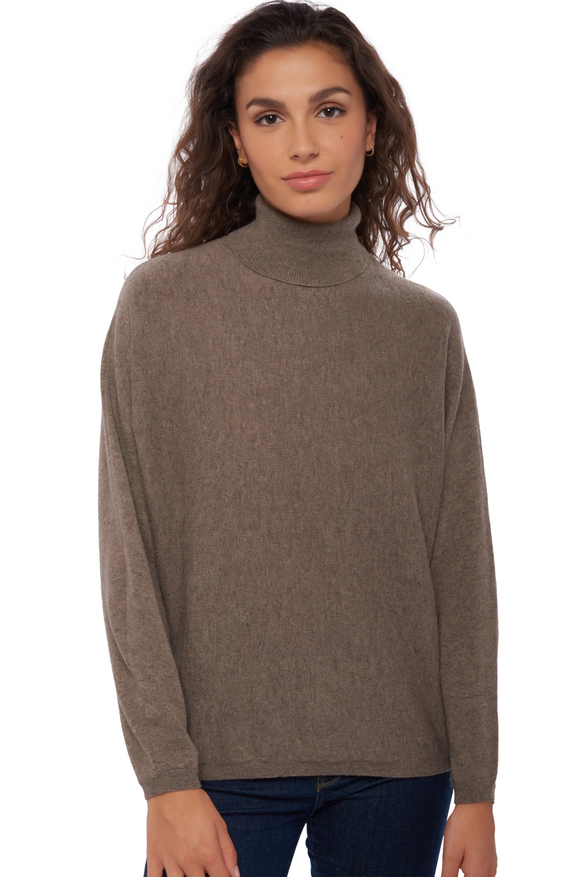 Amarillo en cachemire femme - marmotte chiné - Mahogany