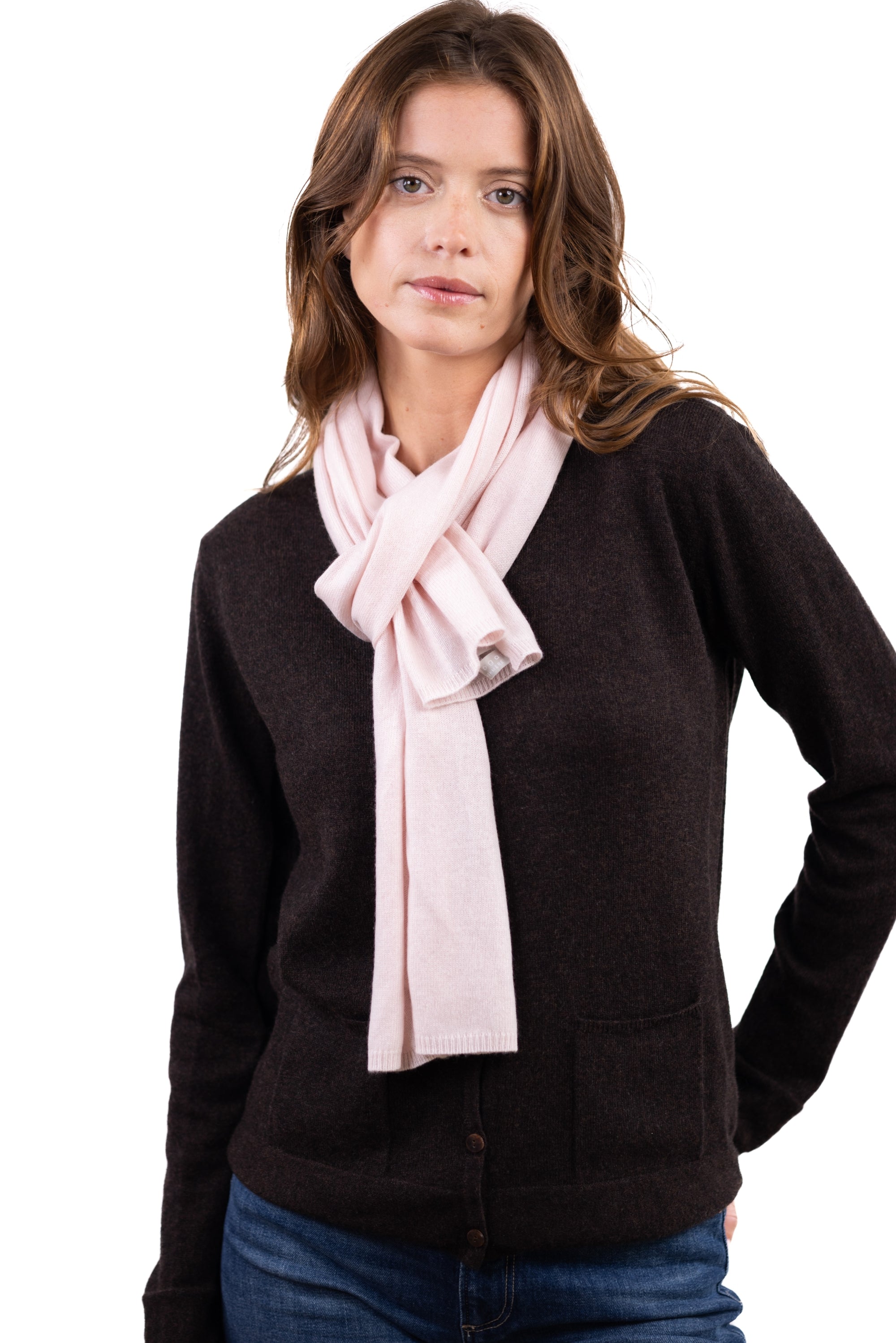 Ozone en cachemire mixte - mallow - Mahogany