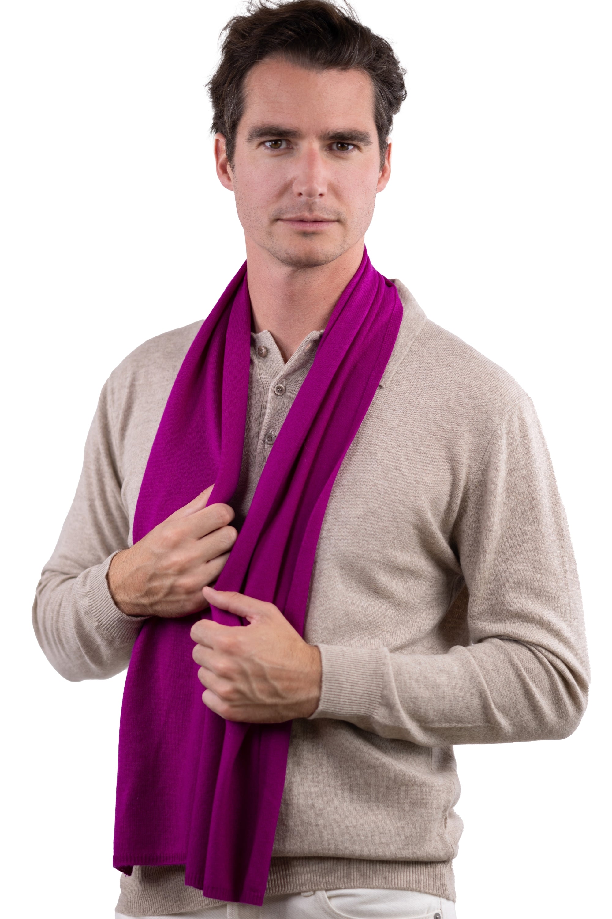 Ozone en cachemire mixte - radiance - Mahogany